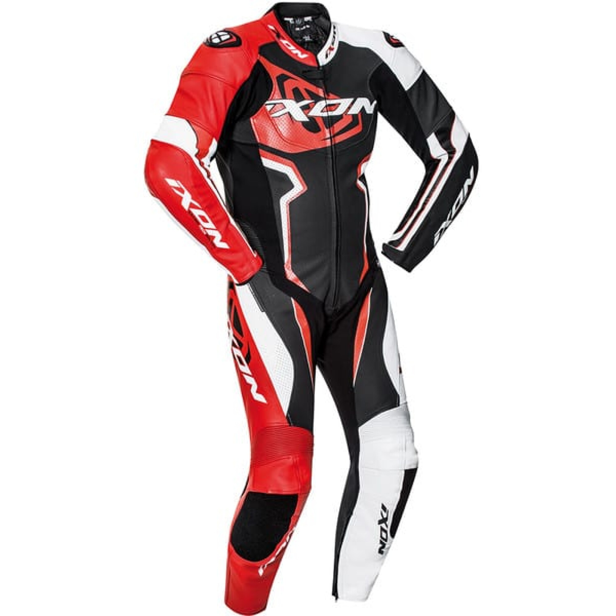 Combinaison Ixon Falcon Noir Blanc Rouge - 2XL