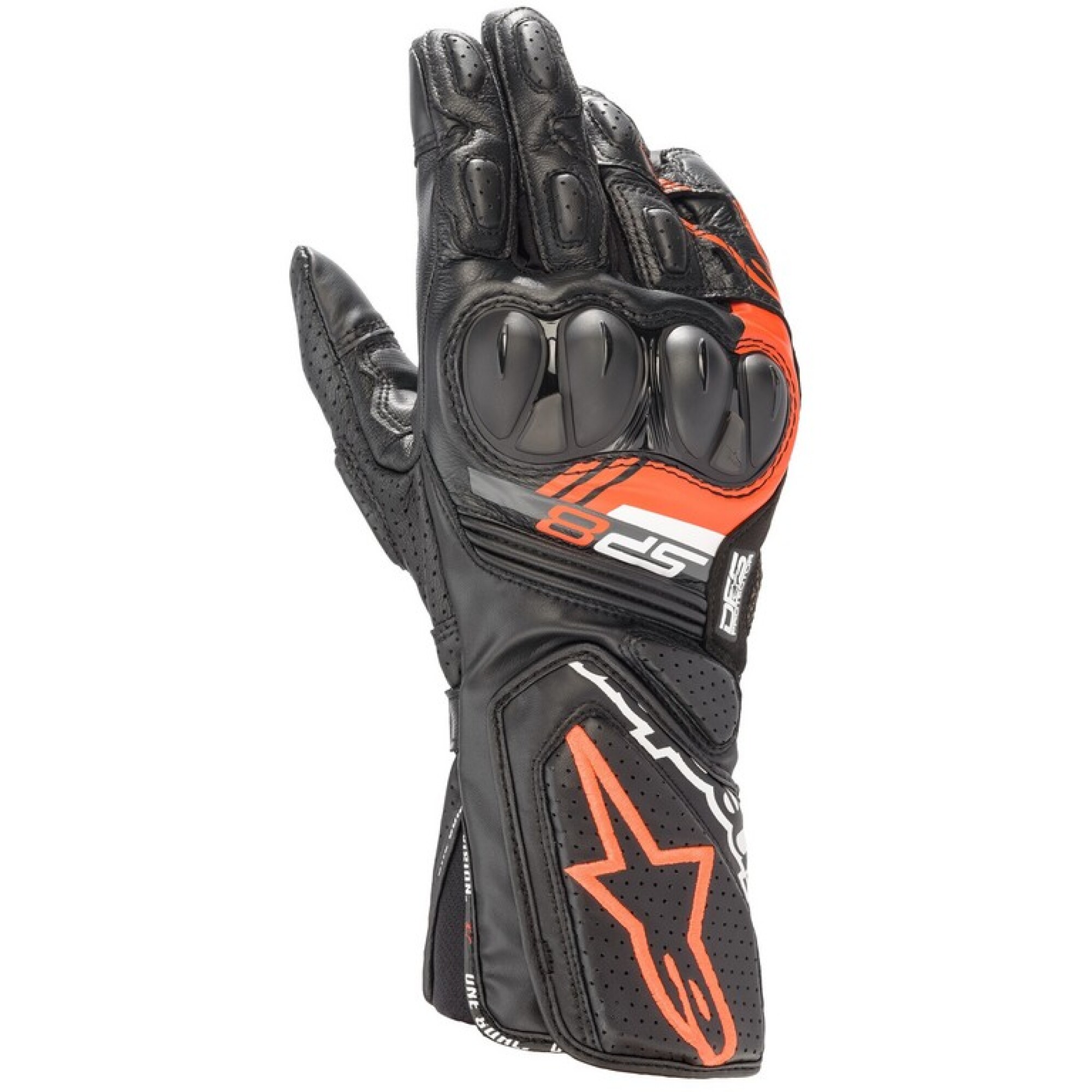 Gants Alpinestars SP-8 V3 Noir Rouge - 2XL