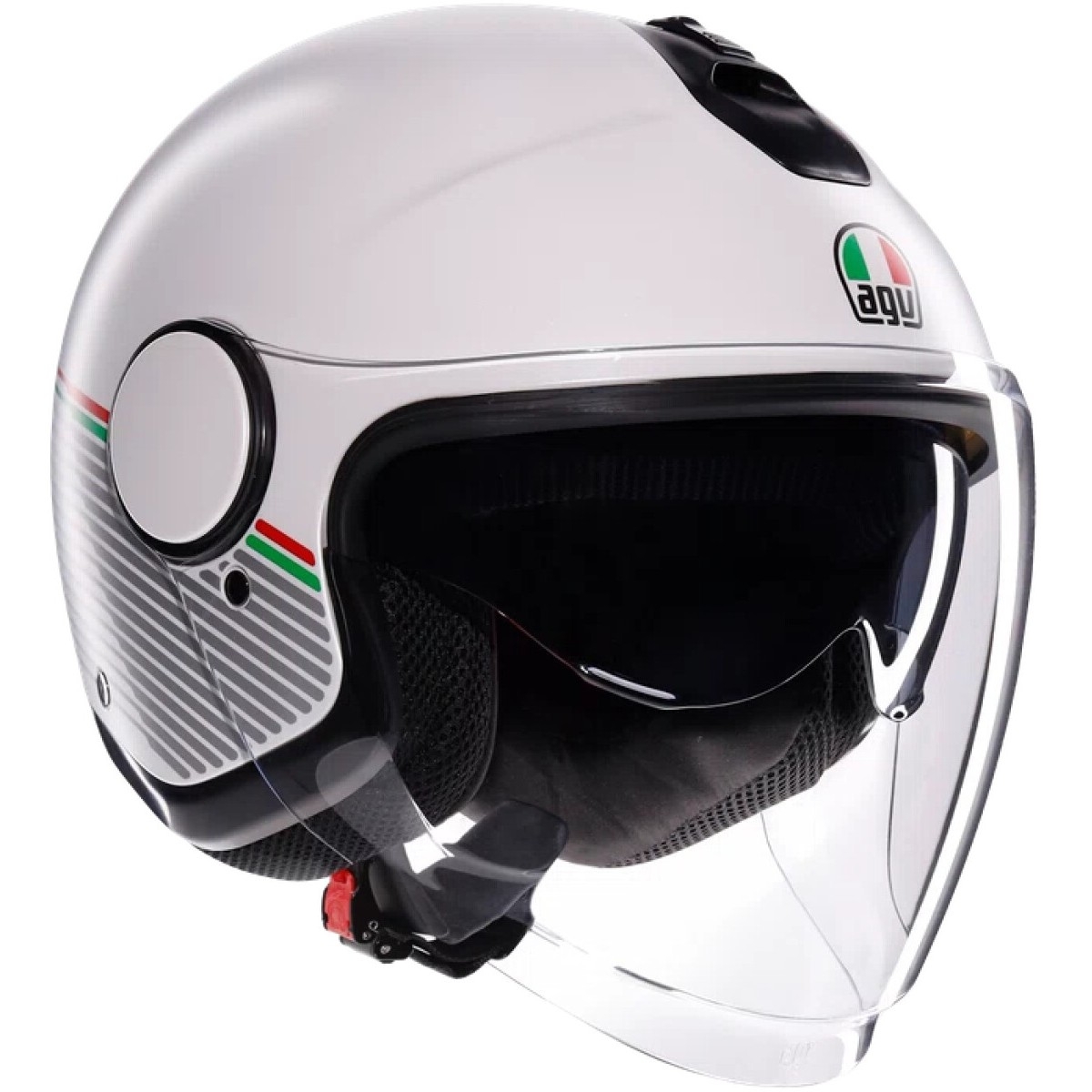 CASQUE AGV ETERES CAPOLIVERI BLANC ITALIE MAT / M
