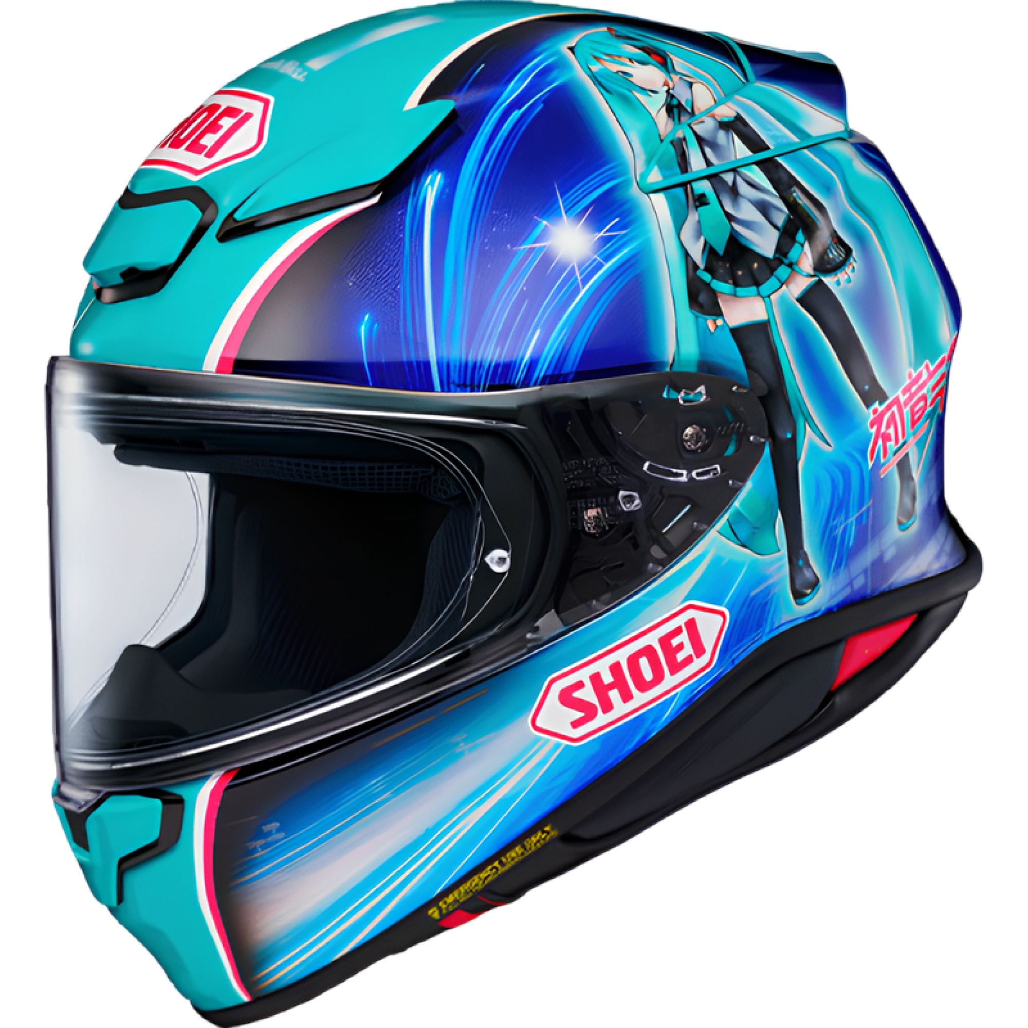 Casque Shoei NXR2 Hatsune Miku TC-4 Bleu - 2XL