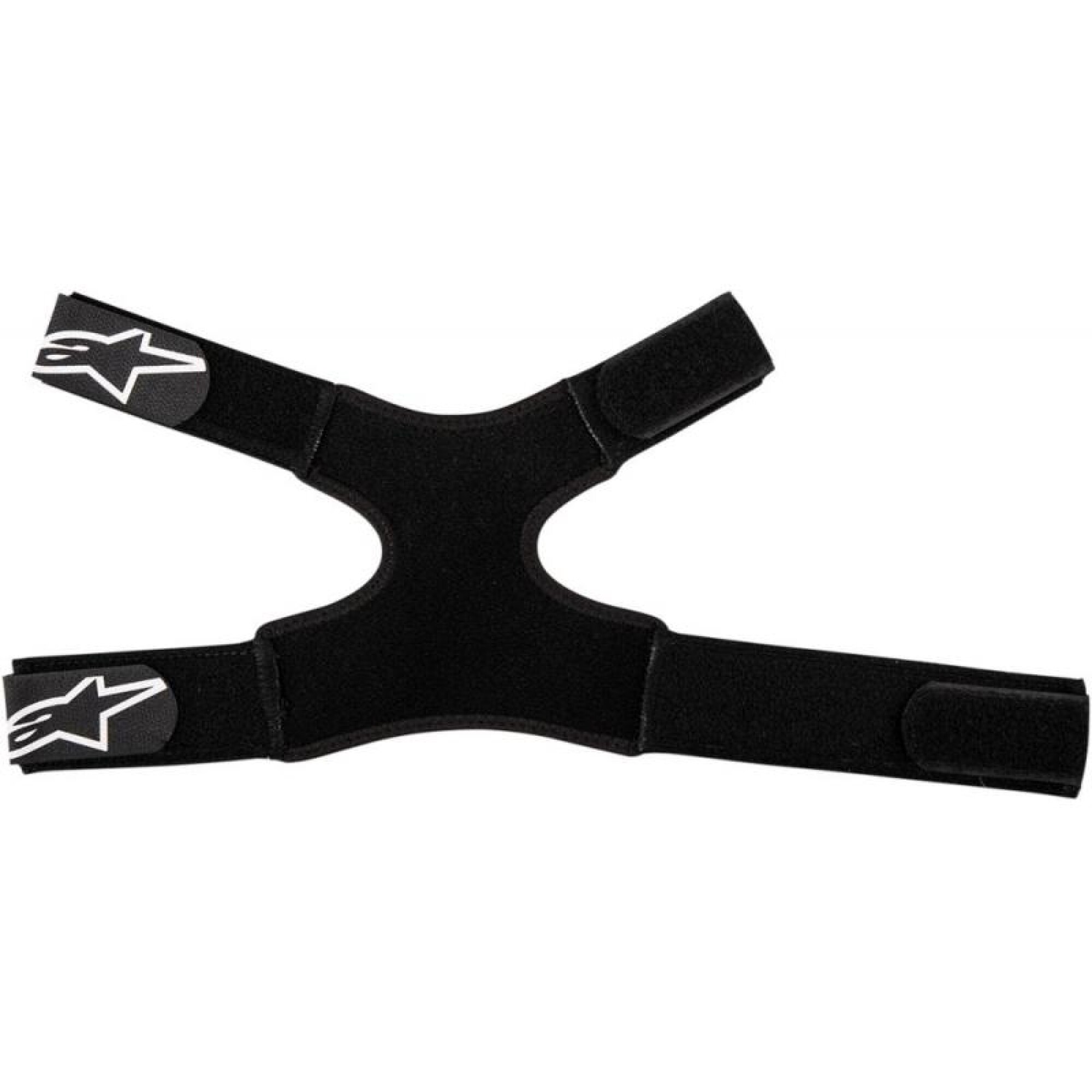 Kit Double Sangle Alpinestars Pour Genouillères Fluid Noir - S/L