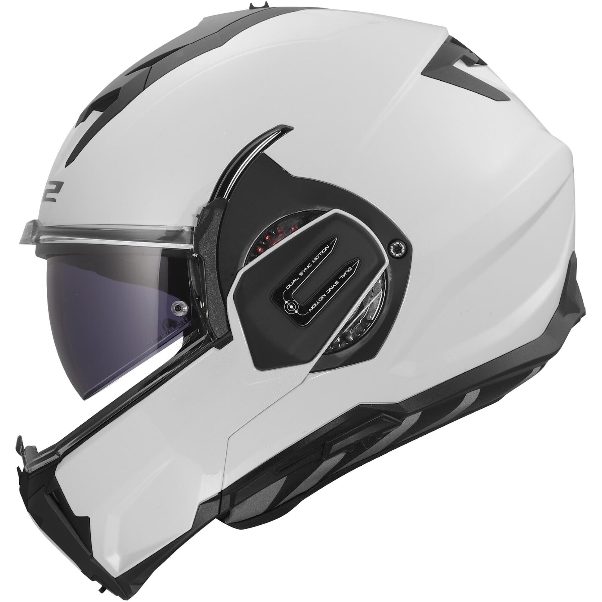 Casque LS2 FF912 Valiant Gear Solid Blanc - 2XL
