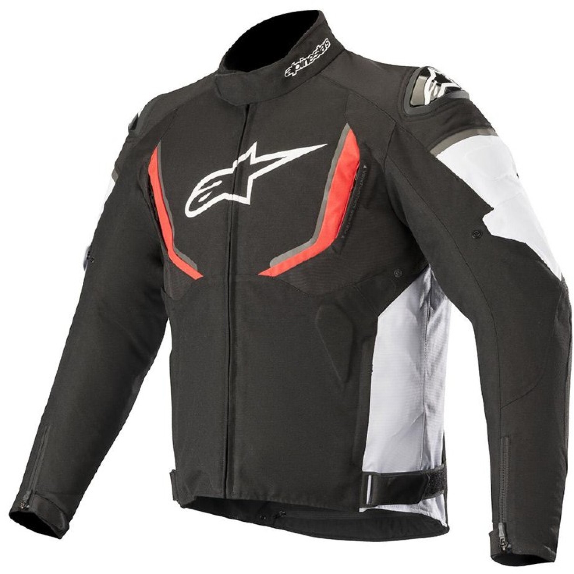 Blouson Alpinestars T-GP R V2 Drystar Noir Blanc Rouge / L