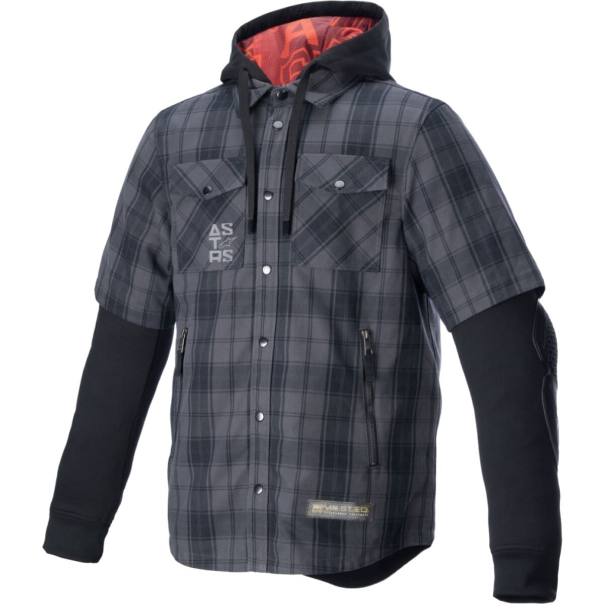 CHEMISE ALPINESTARS MO.ST.EQ TARTAN GRIS NOIR / 3XL