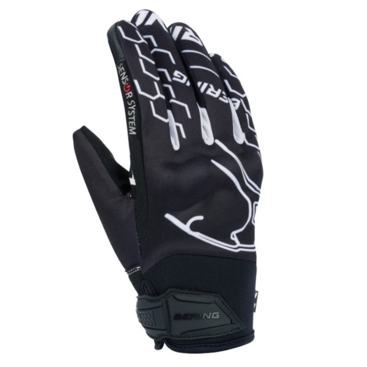 GANTS  BERING LADY WALSHE 07/NOIR BLANC