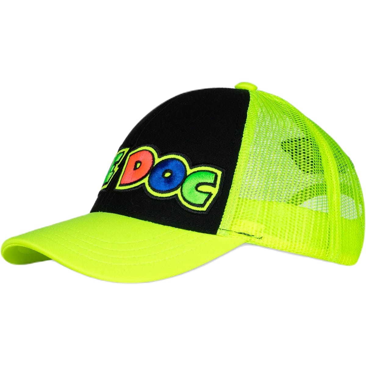 CASQUETTE KID VR46 THE DOC JAUNE FLUO