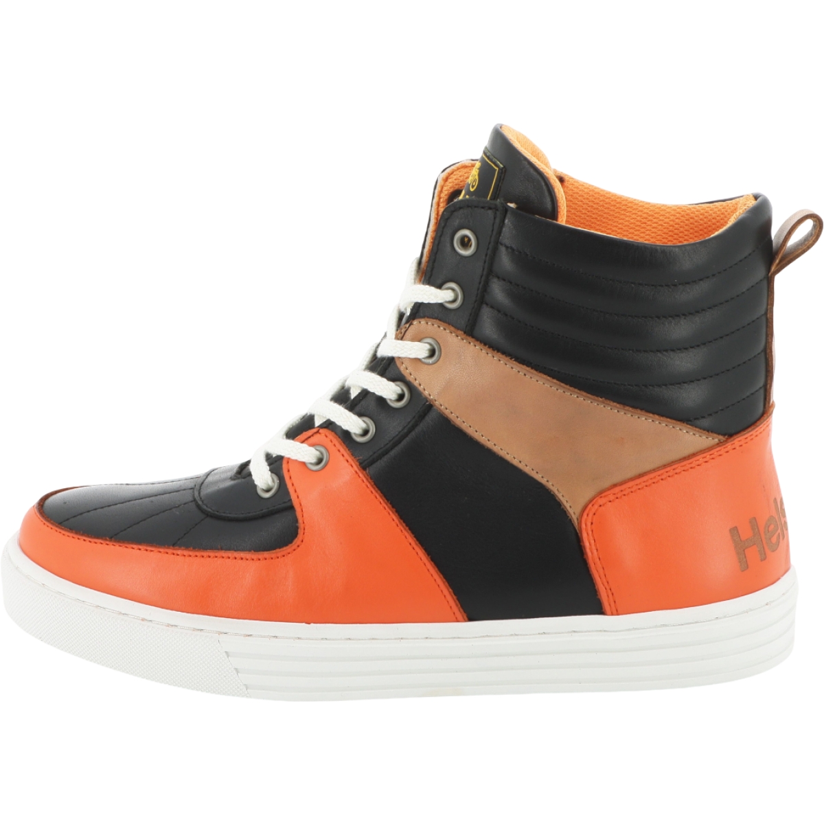 BASKETS HELSTONS RUN NOIR ORANGE BEIGE / 39