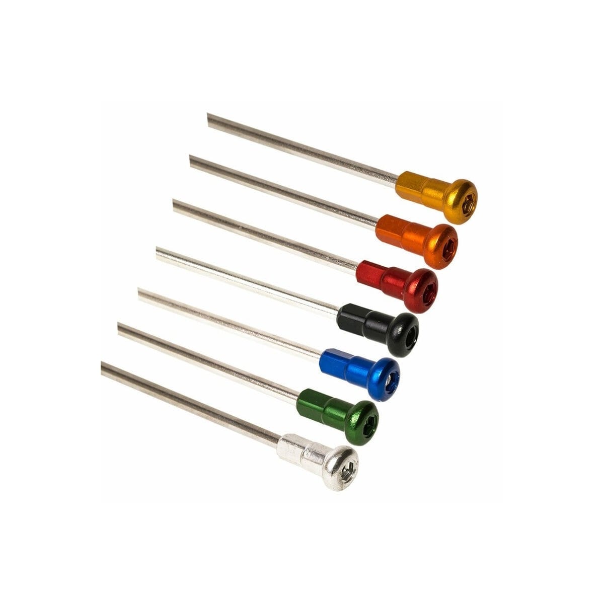 Jeu De Rayons Haan Wheels 16'' Argent/Têtes De Rayons Argent 36 Pièces 1095842001