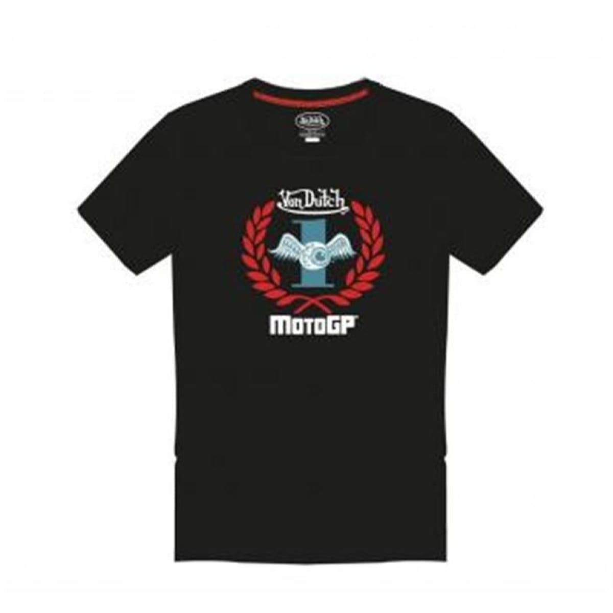 TSHIRT VON DUTCH MOTO GP 6 L/NOIR