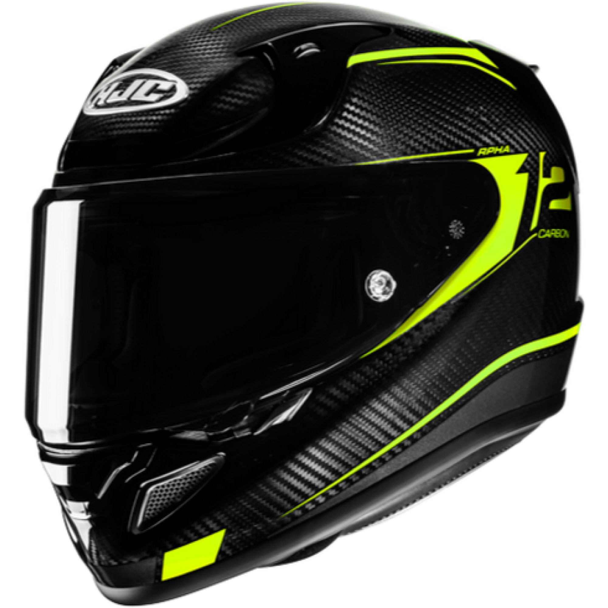 Casque HJC RPHA 12 Carbon Keres Noir Jaune - L