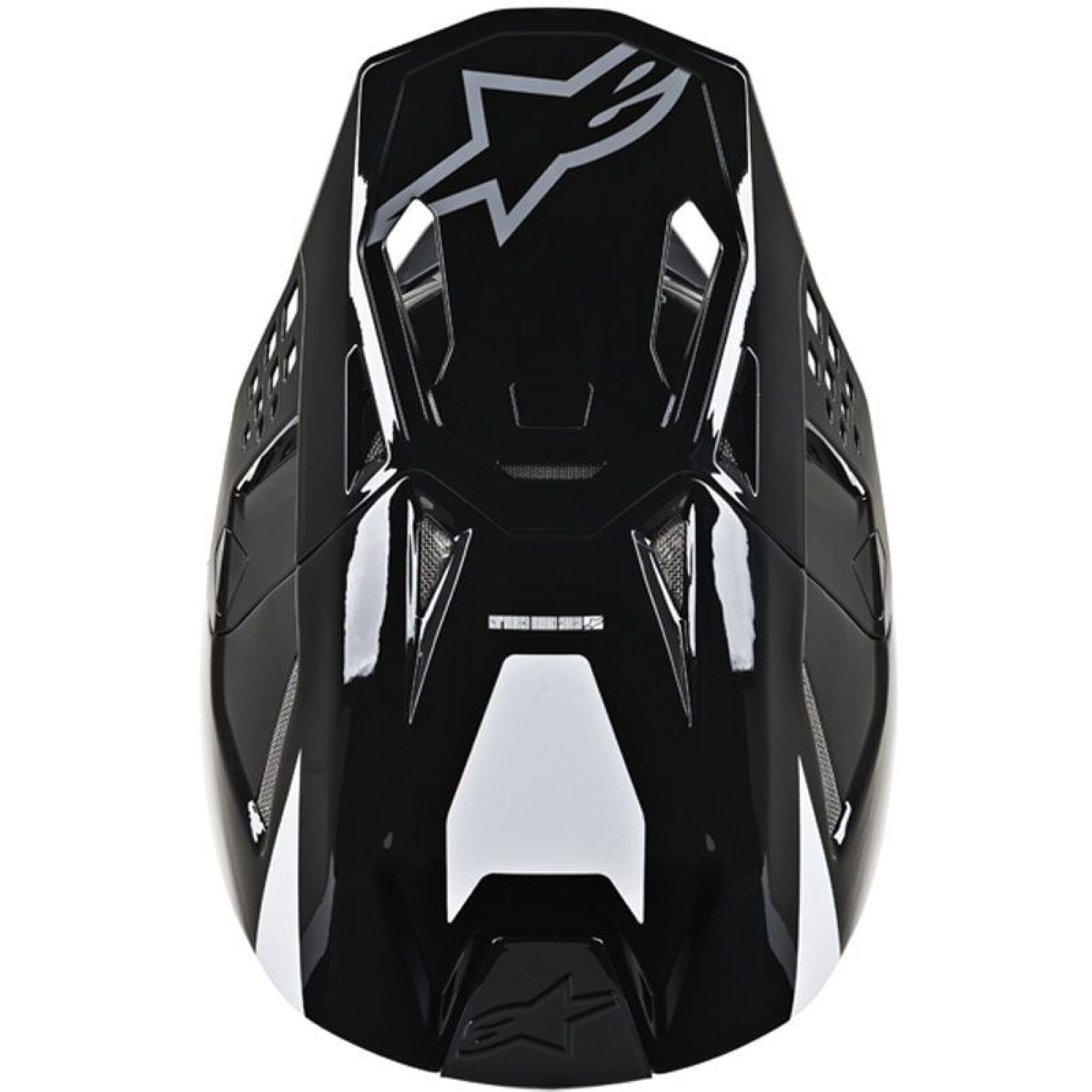 Casquette Alpinestars S-M8 Triple Gris Noir Brillant