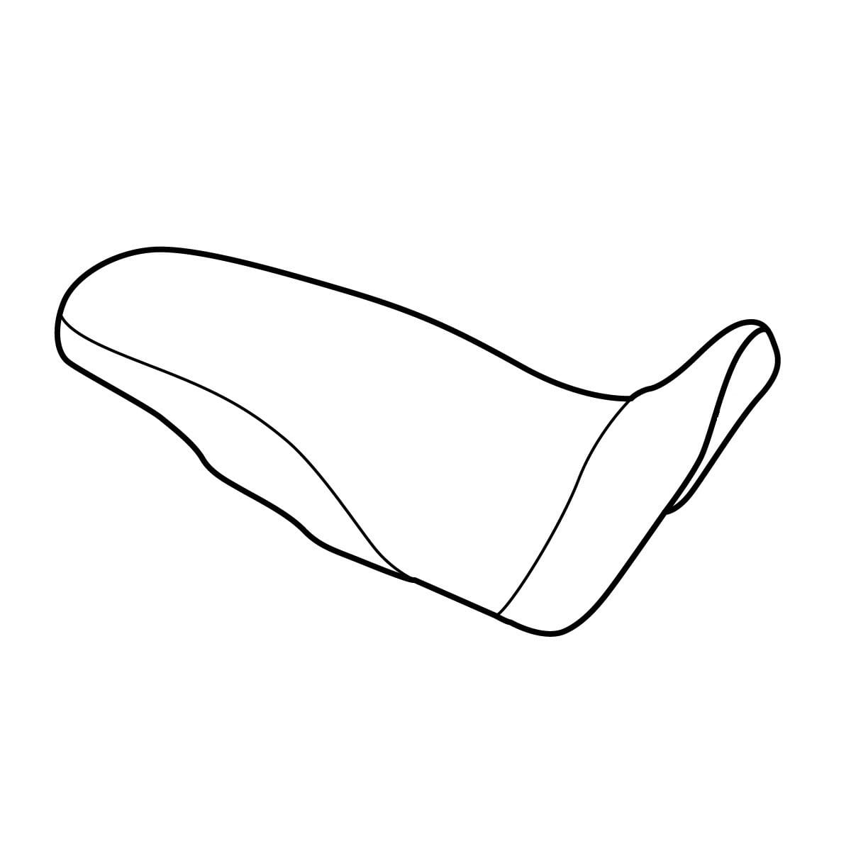 Housse De Selle Blackbird Double Grip 3 Honda CRF450R Rouge Noir