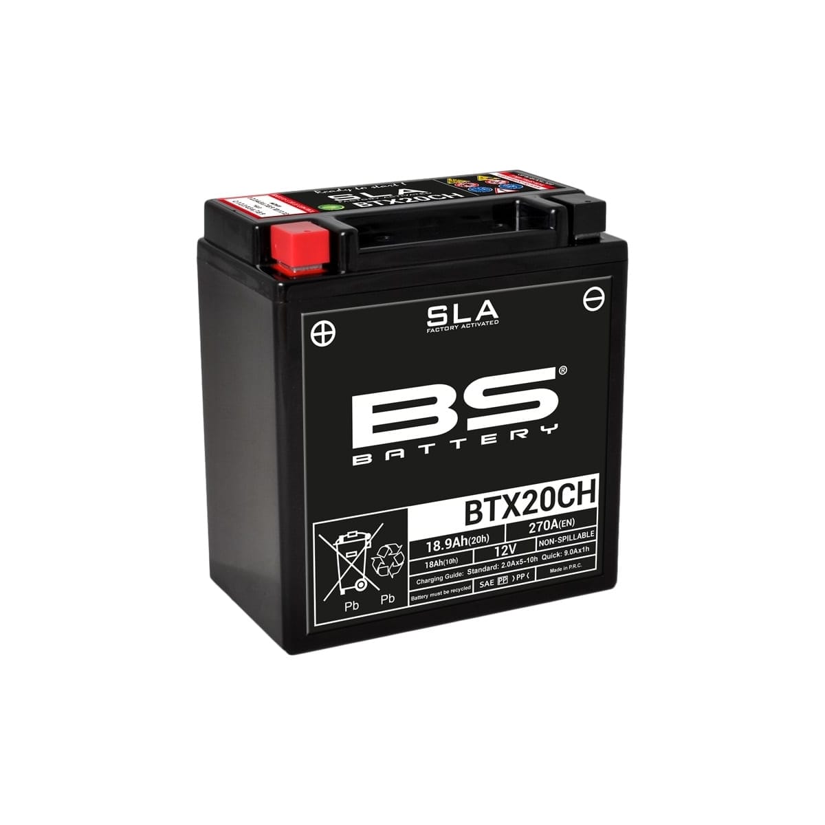 Batterie BS Battery BTX20CH 12V 18.9Ah - Prête À L'emploi
