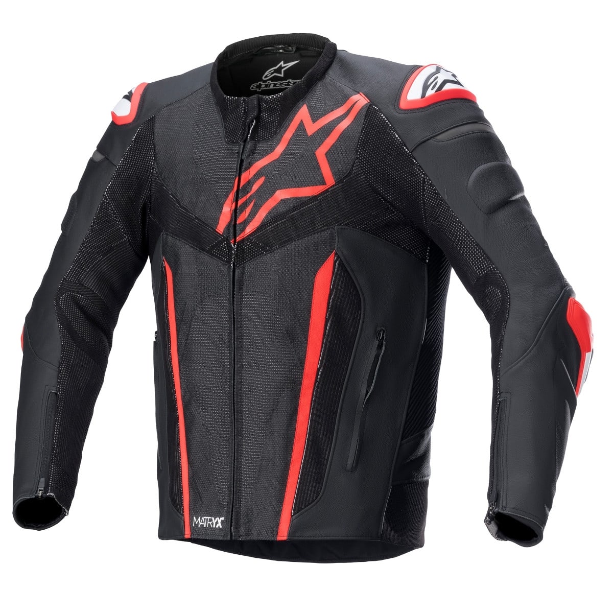 Blouson Alpinestars Fusion Noir Rouge / 48