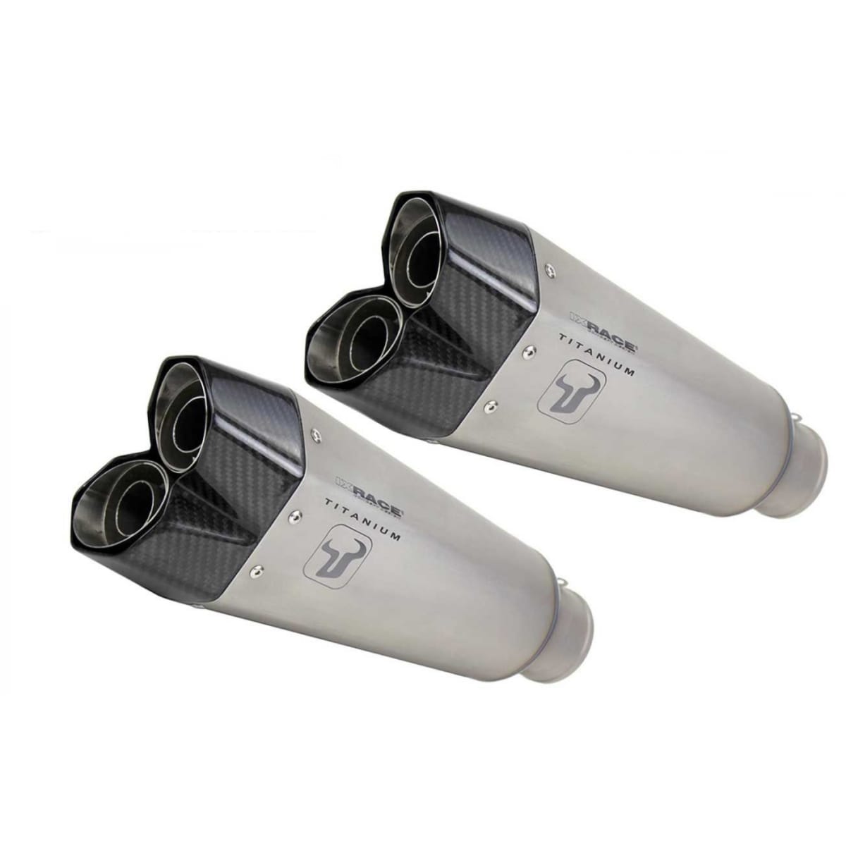 PAIRE D'ÉCHAPPEMENTS IXRACE TITANE WK7674STWK7675ST
