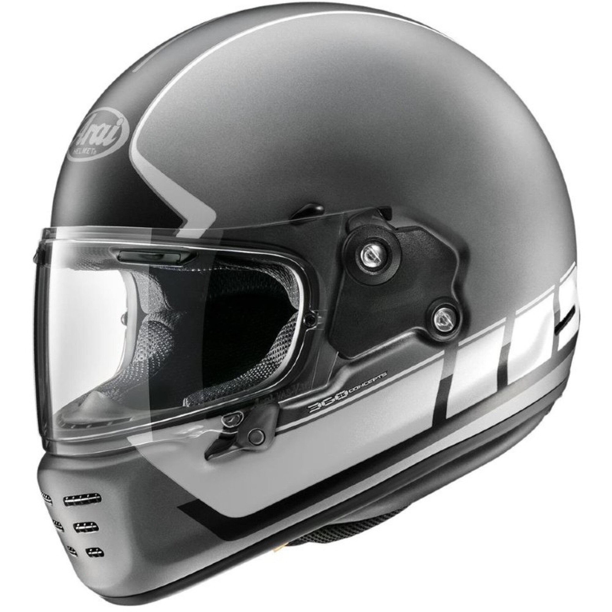 Casque Arai Concept-X Speedblock Gris Blanc / M