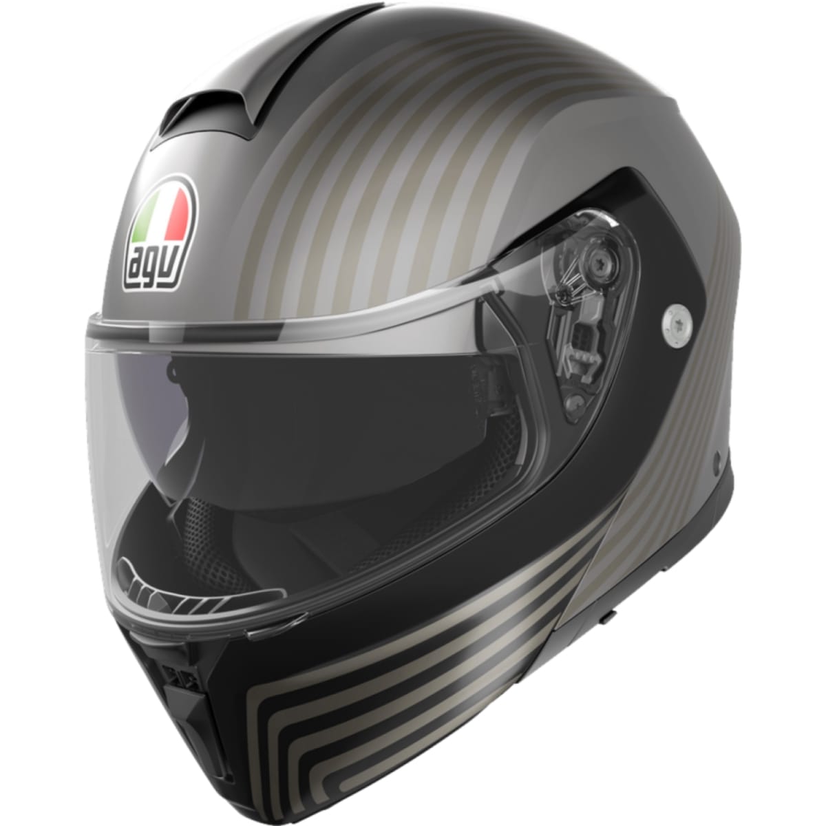 CASQUE AGV STREETMODULAR ISEO GRIS NOIR / 2XL