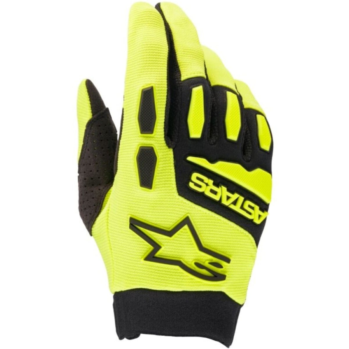 Gants Cross Enfant Alpinestars Youth Full Bore Jaune Fluo Noir
