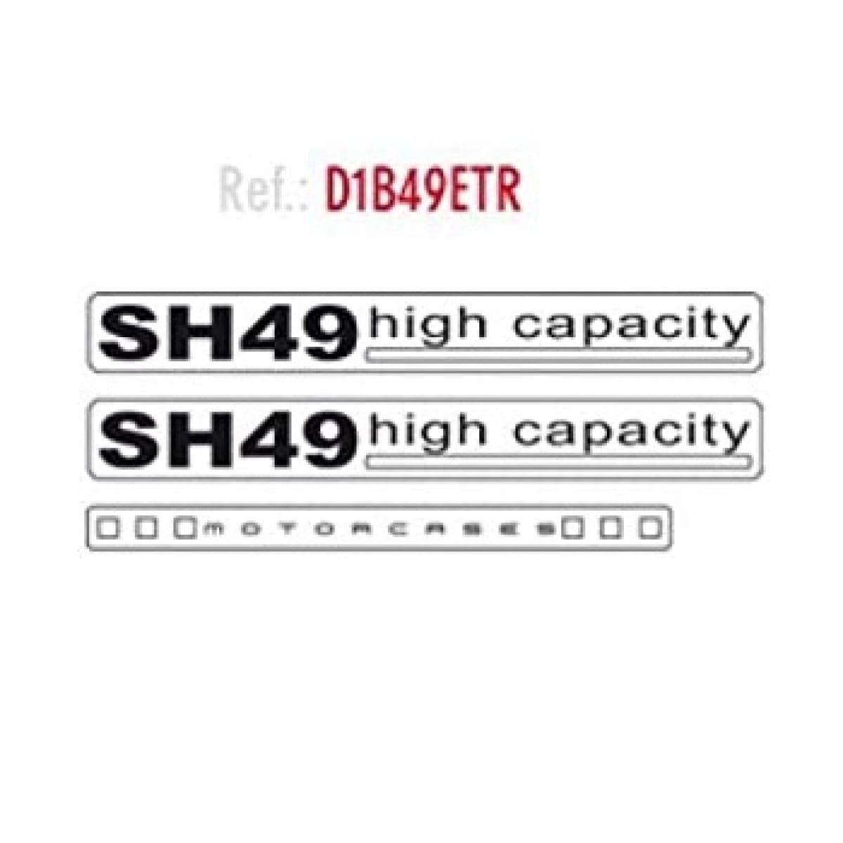 Autocollants Shad SH49