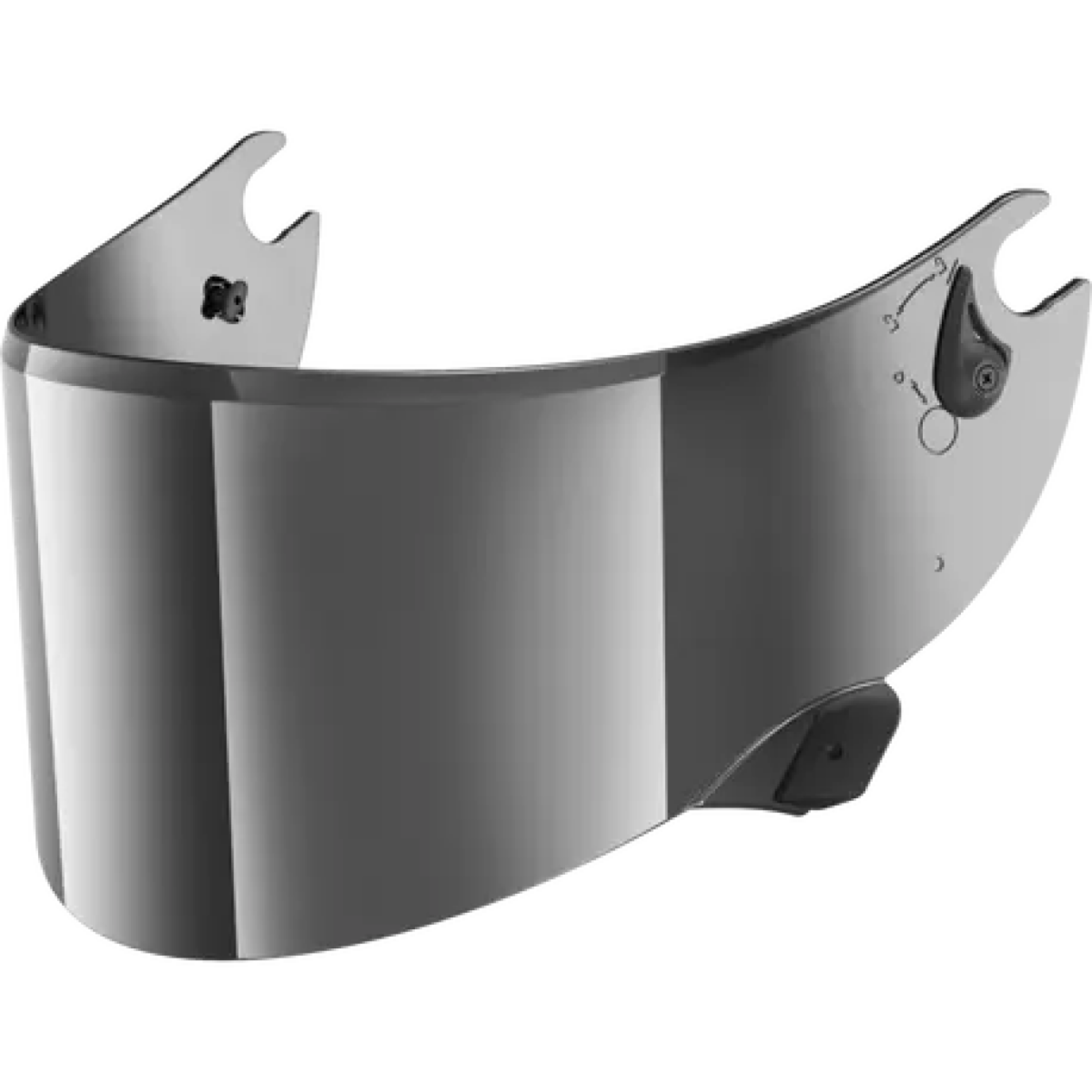 Visière Shark VZ10031P Aeron GP FIM/ Aeron GP / Aeron / Race-R Pro / Carbon / GP / GP 06 Chrome