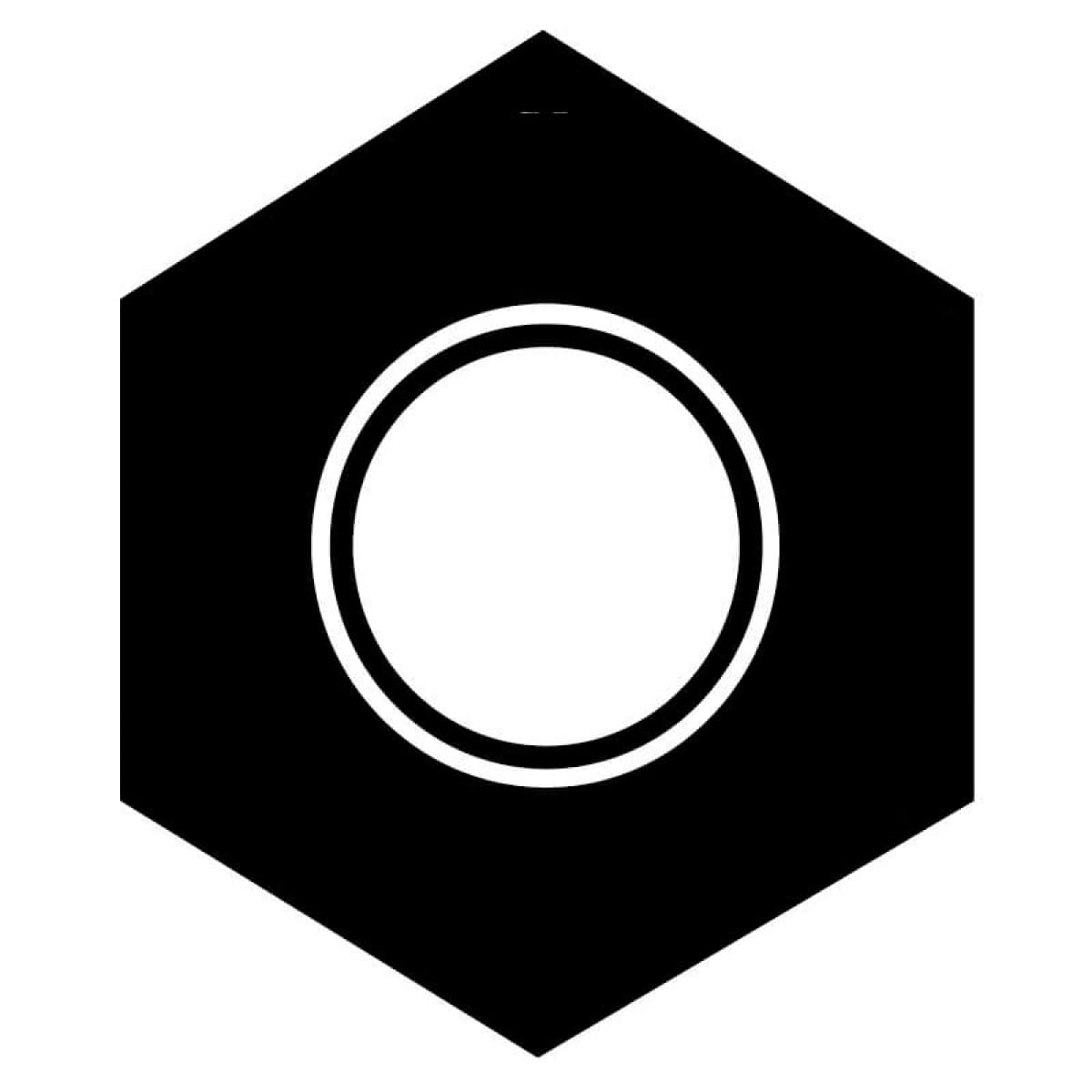 Ecrous hexagonaux Bolt M5 x 0,8 tête 8mm