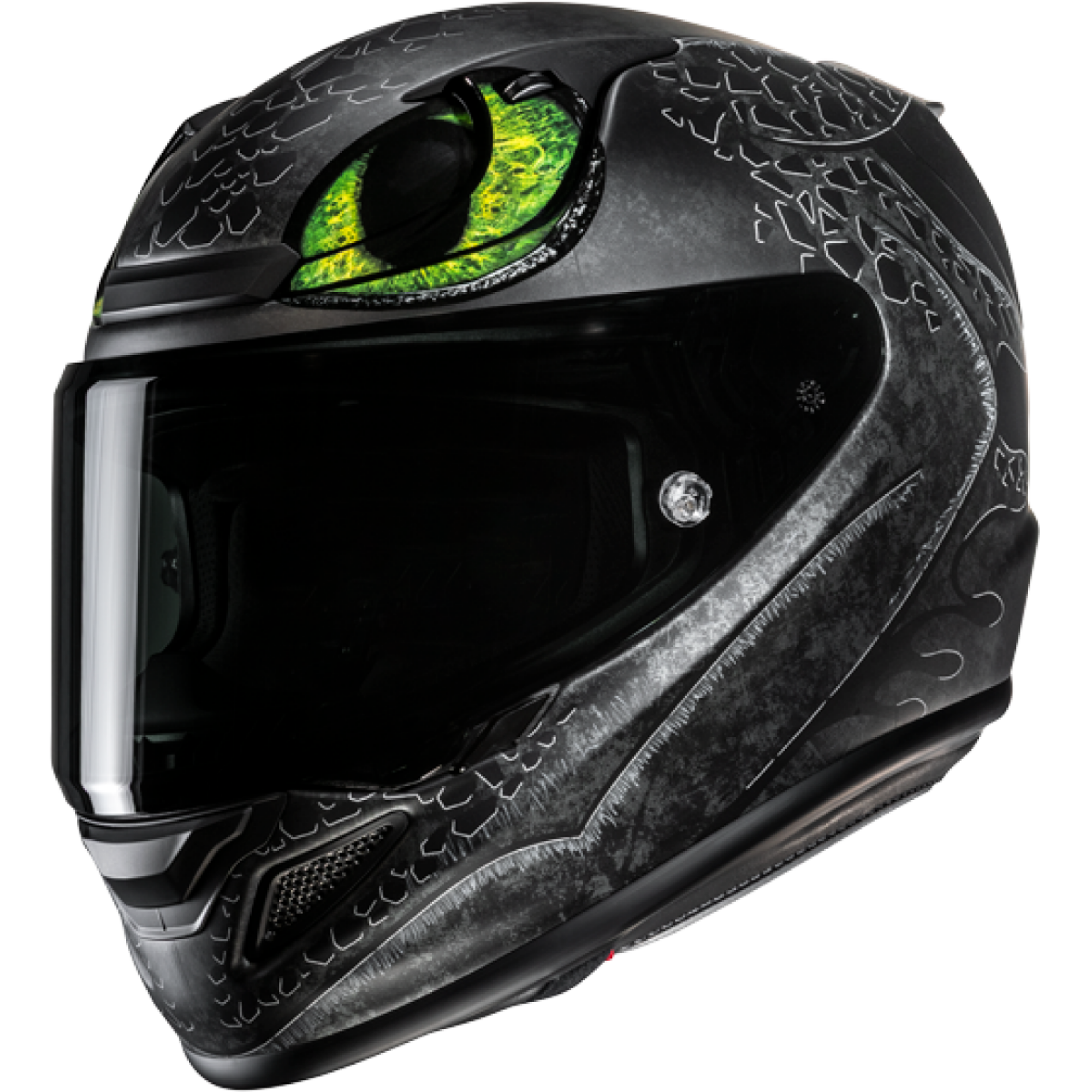 Casque HJC RPHA 12 Toothless II Universal Noir - Krokmou - 2XL