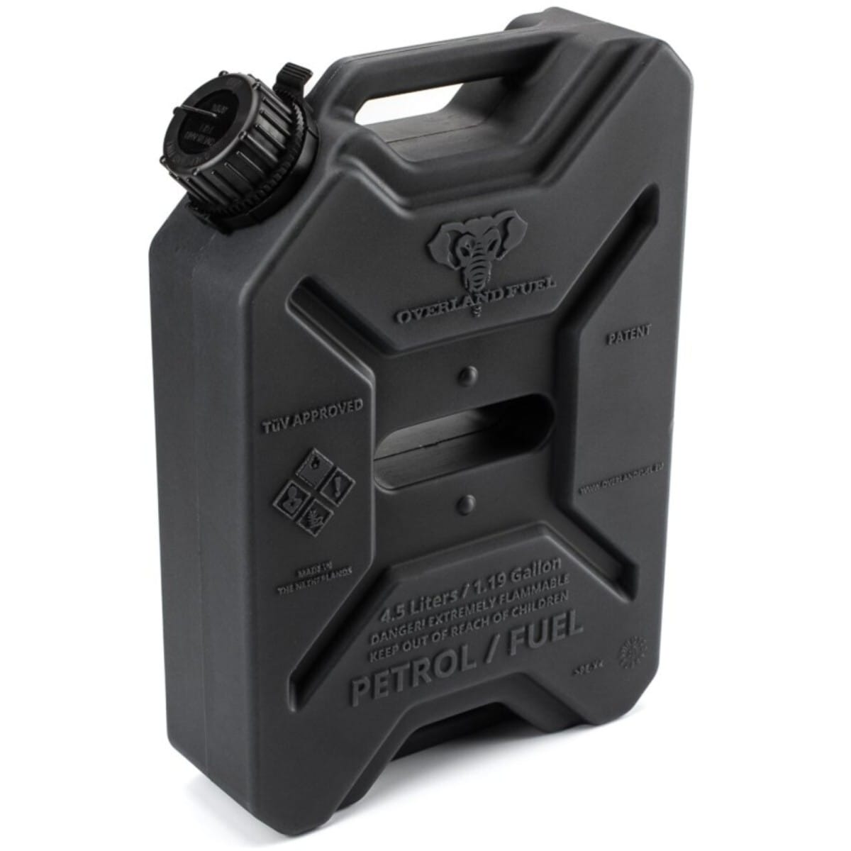 Bidon Essence Kriega Overland Fuel 4,5L Noir