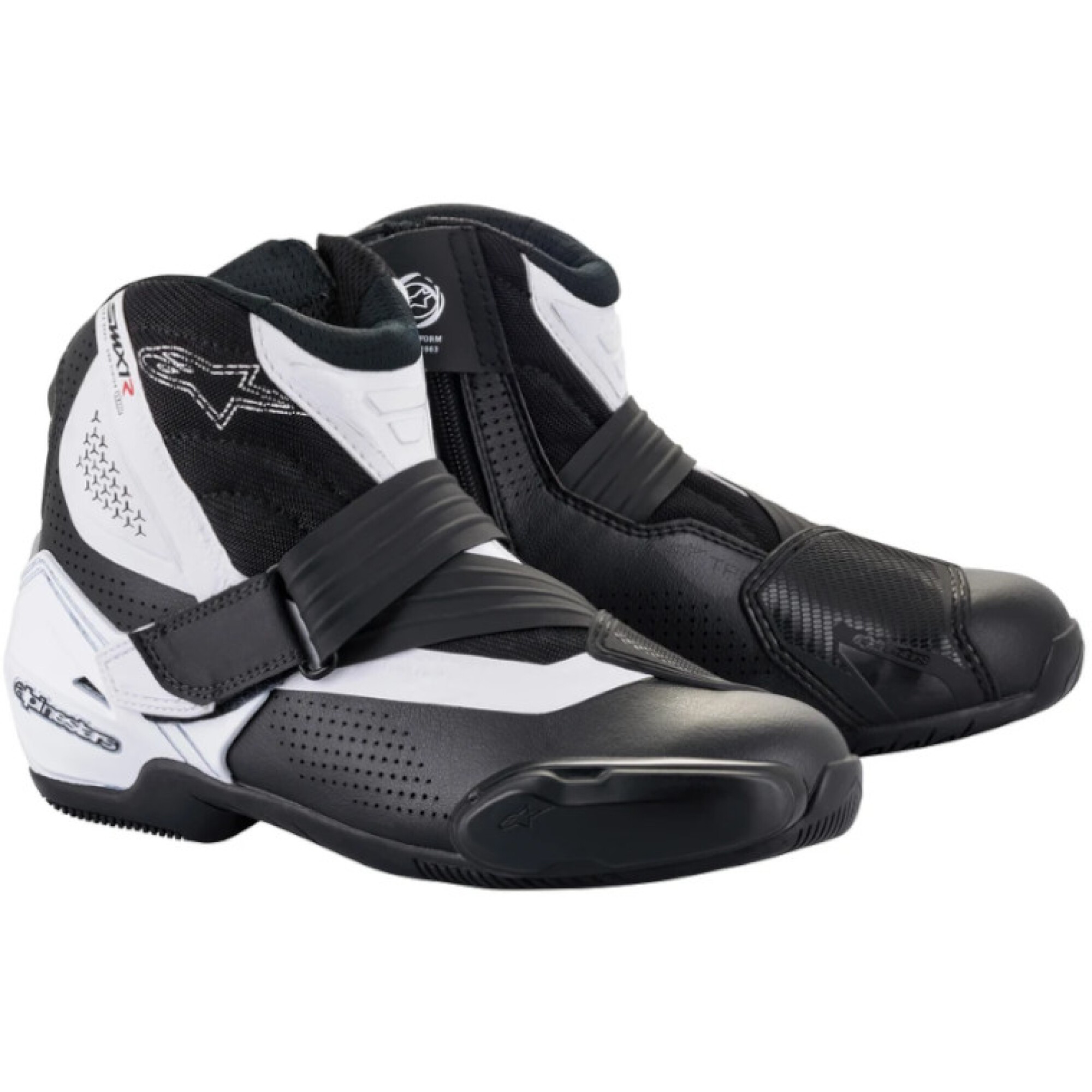 Baskets Alpinestars SMX-1 R V2 Vented Noir Blanc - 38