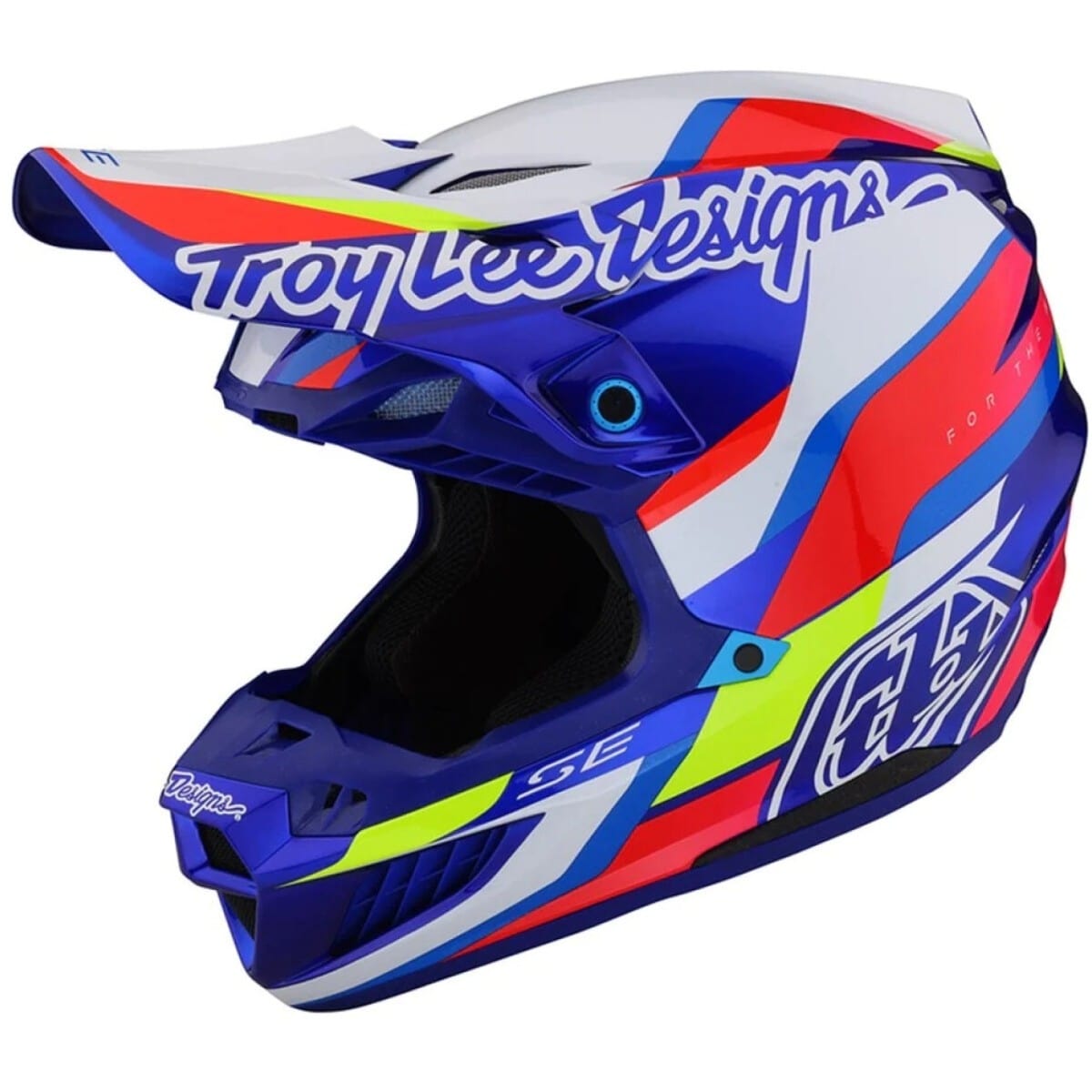 CASQUE TROY LEE DESIGN SE5 COMP/MIPS OMEGA L/BLEU