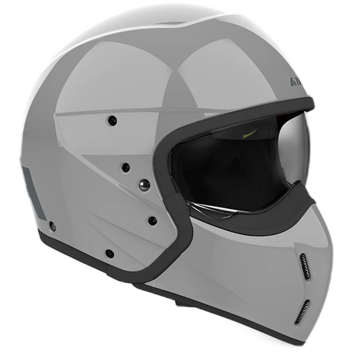 Casque Airoh J 110 Color Gris Ciment Brillant