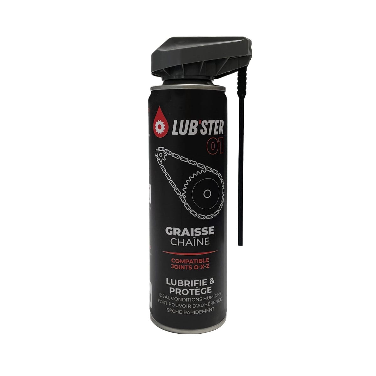 SPRAY GRAISSE DE CHAINE ROAD LUB'STER 250ML