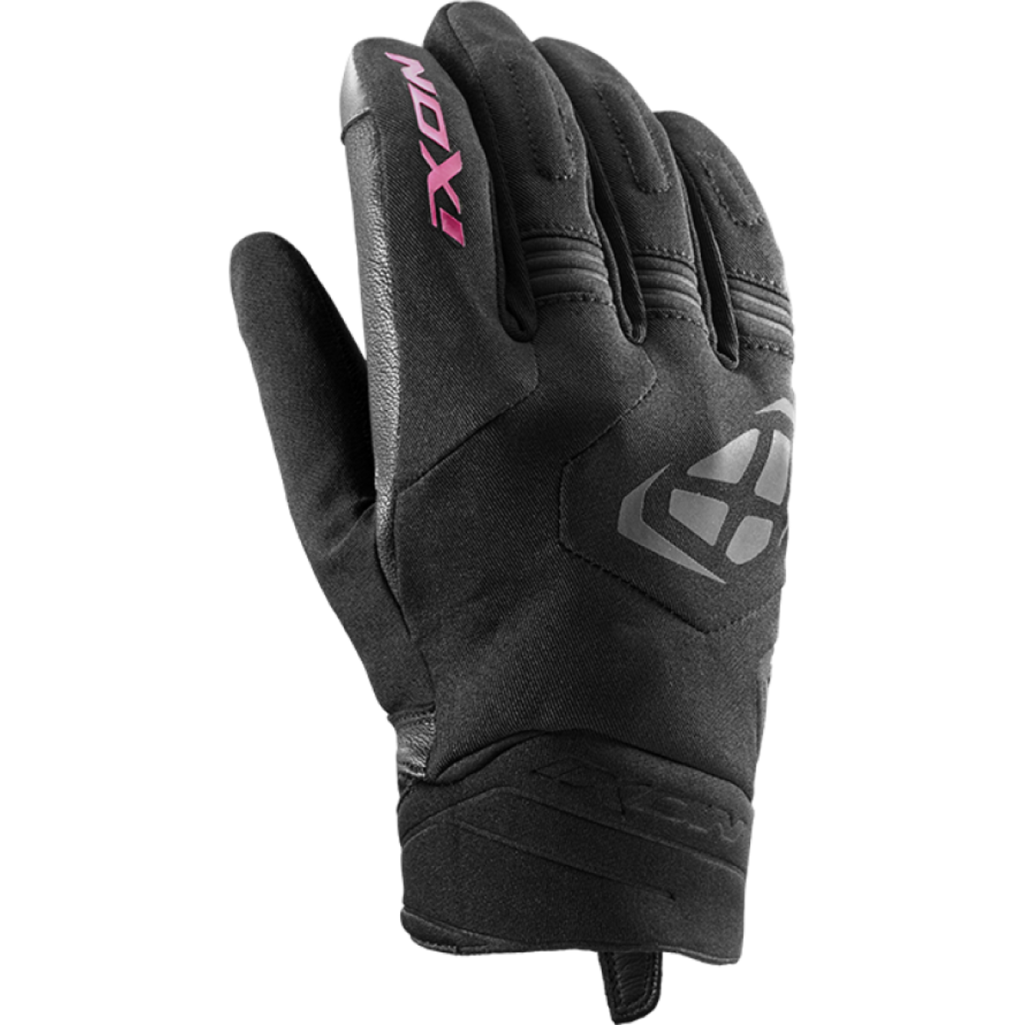 Gants Femme Ixon MS Mig 2 WP Lady Noir Fuchsia - 2XL