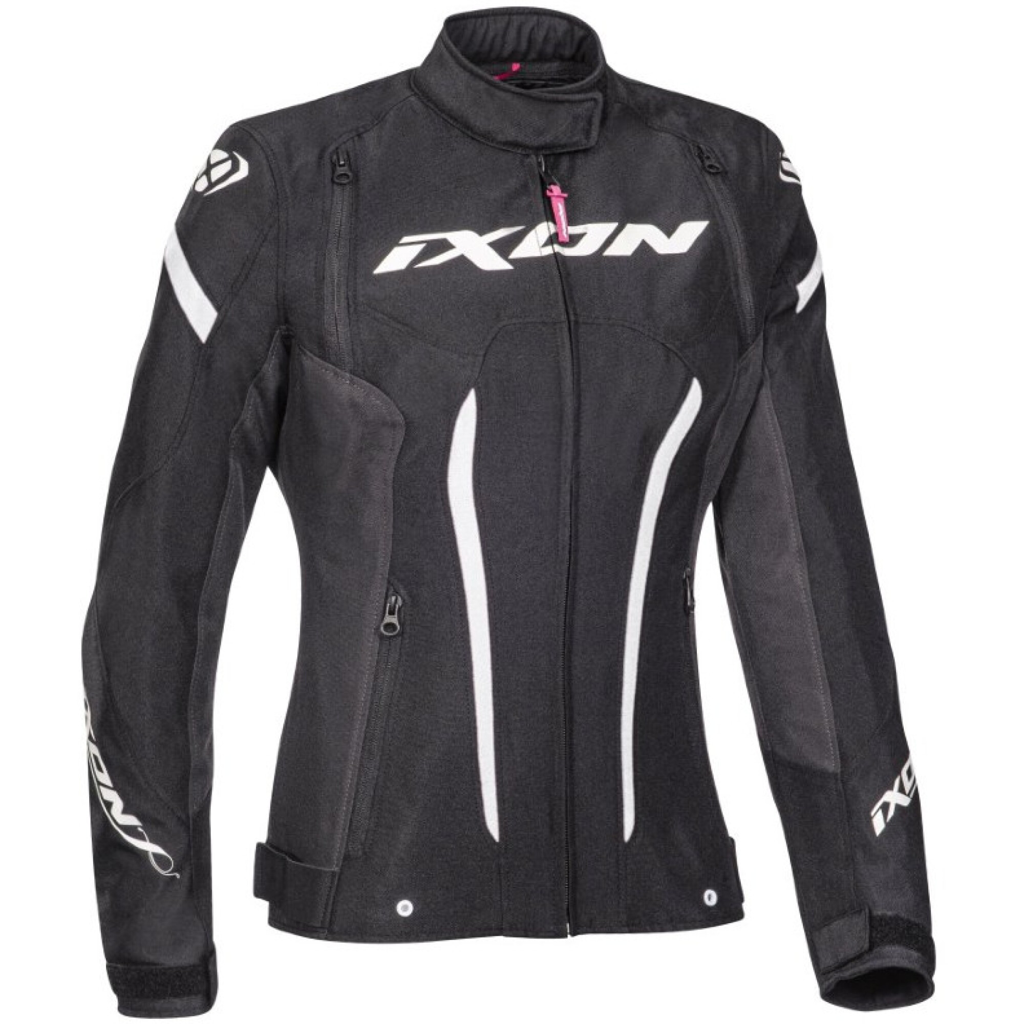 Blouson Femme Ixon Lady Striker Noir Blanc - 2XL
