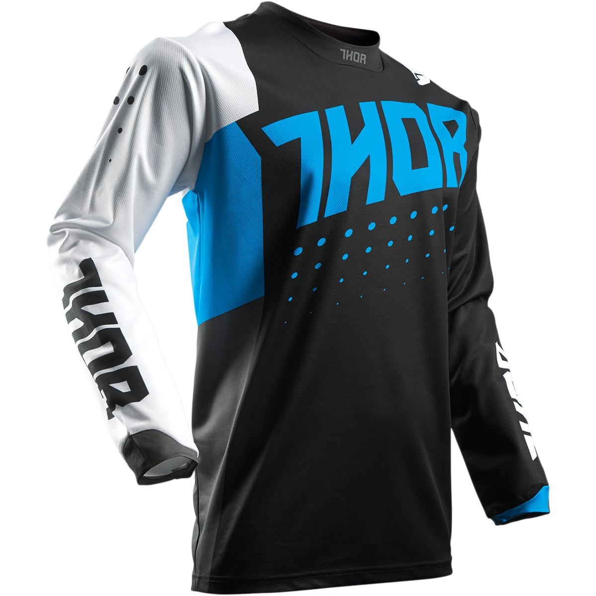 Maillot Thor Pulse Aktiv Noir/Bleu