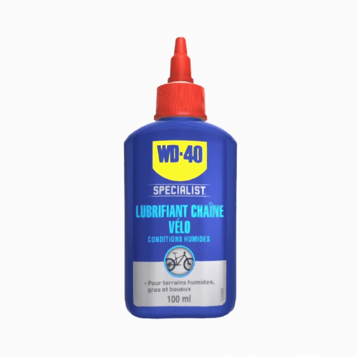 Lubrifiant Chaine Vélo WD40 Conditions Humides - 100mL