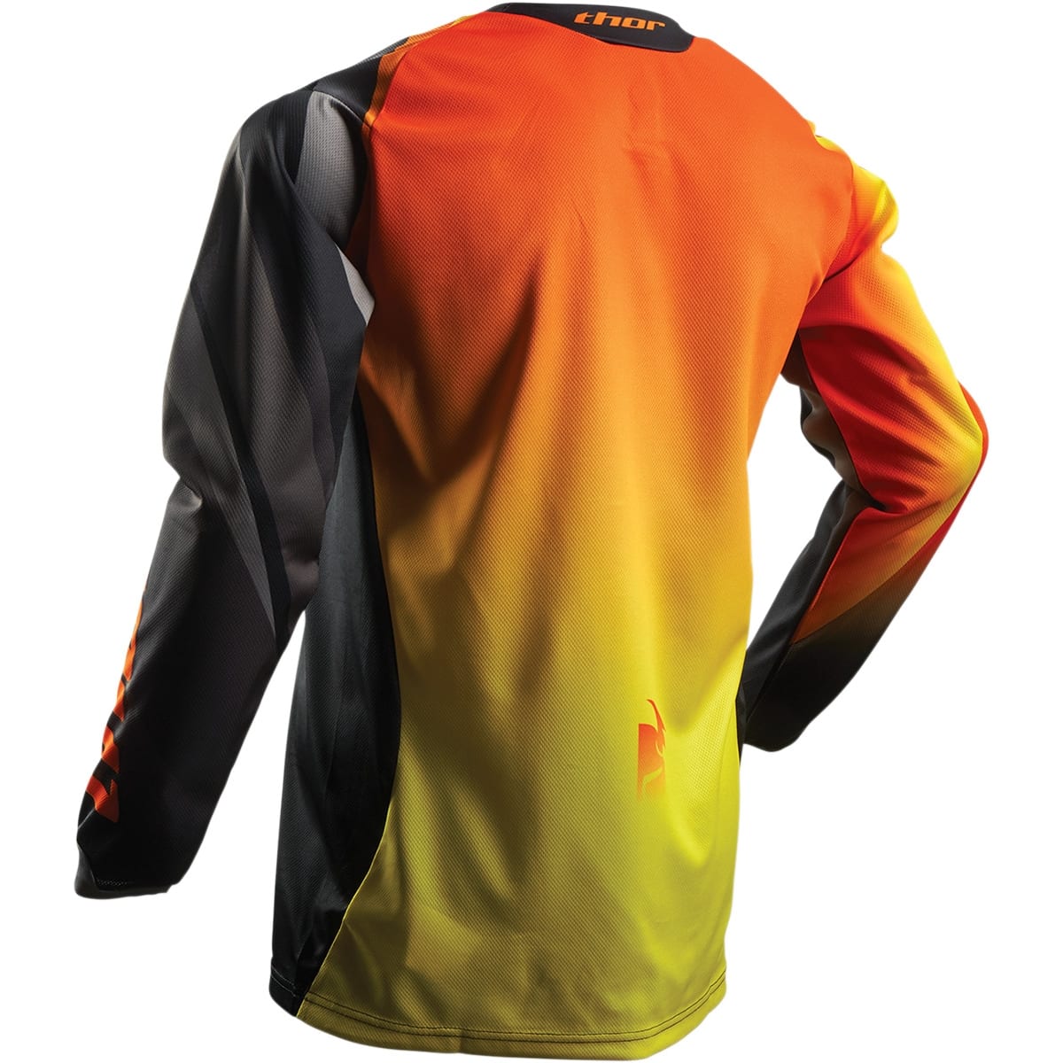 Maillot Thor Pulse Velow Noir/Orange