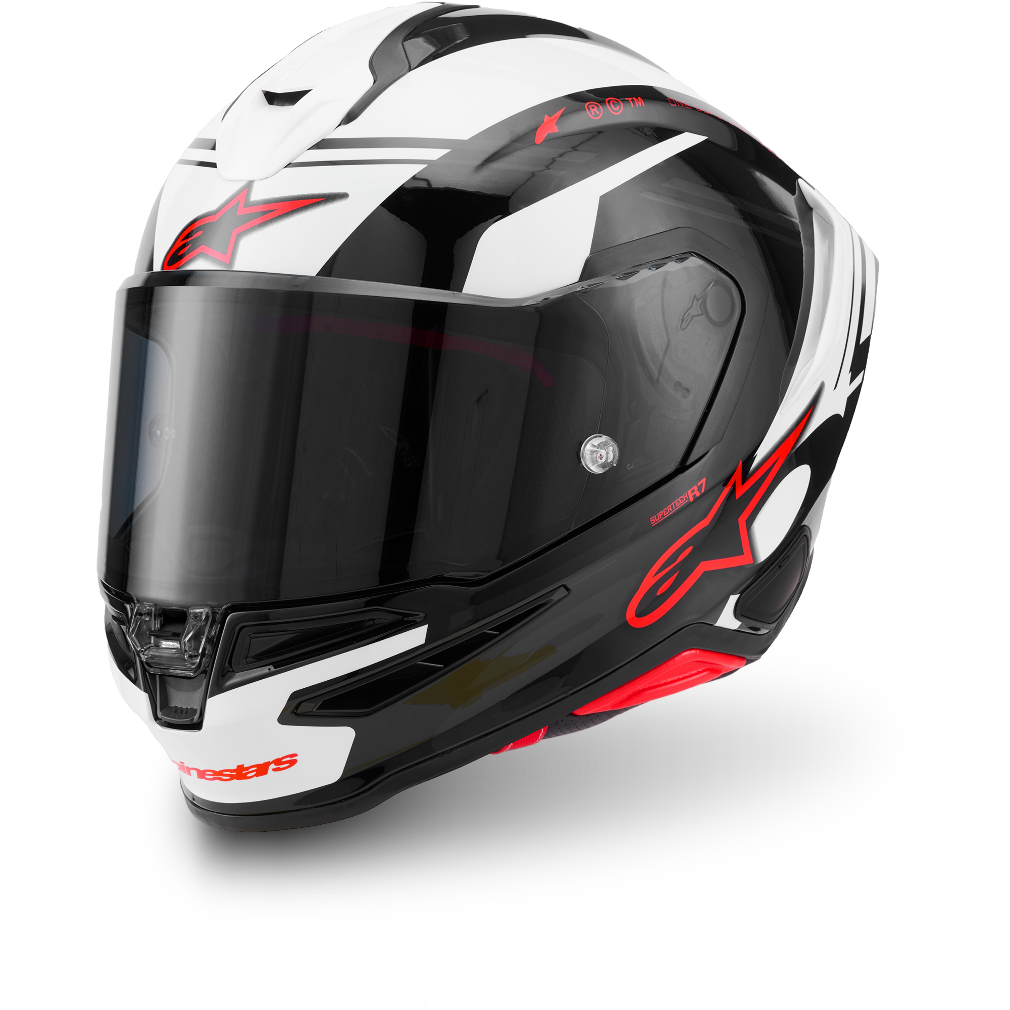 Casque S-R7 A-Core Noir Blanc Rouge - 2XL