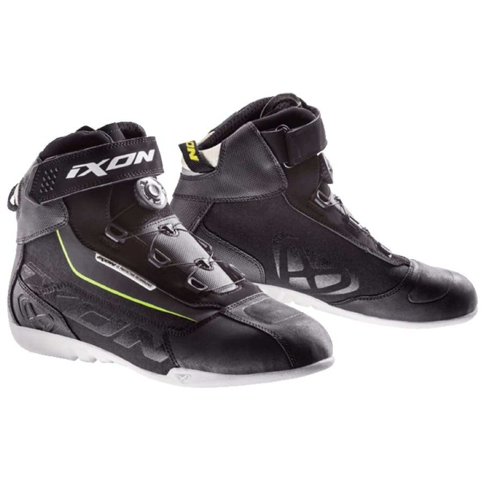 Baskets Ixon Assault Evo Noir Blanc Jaune - 36