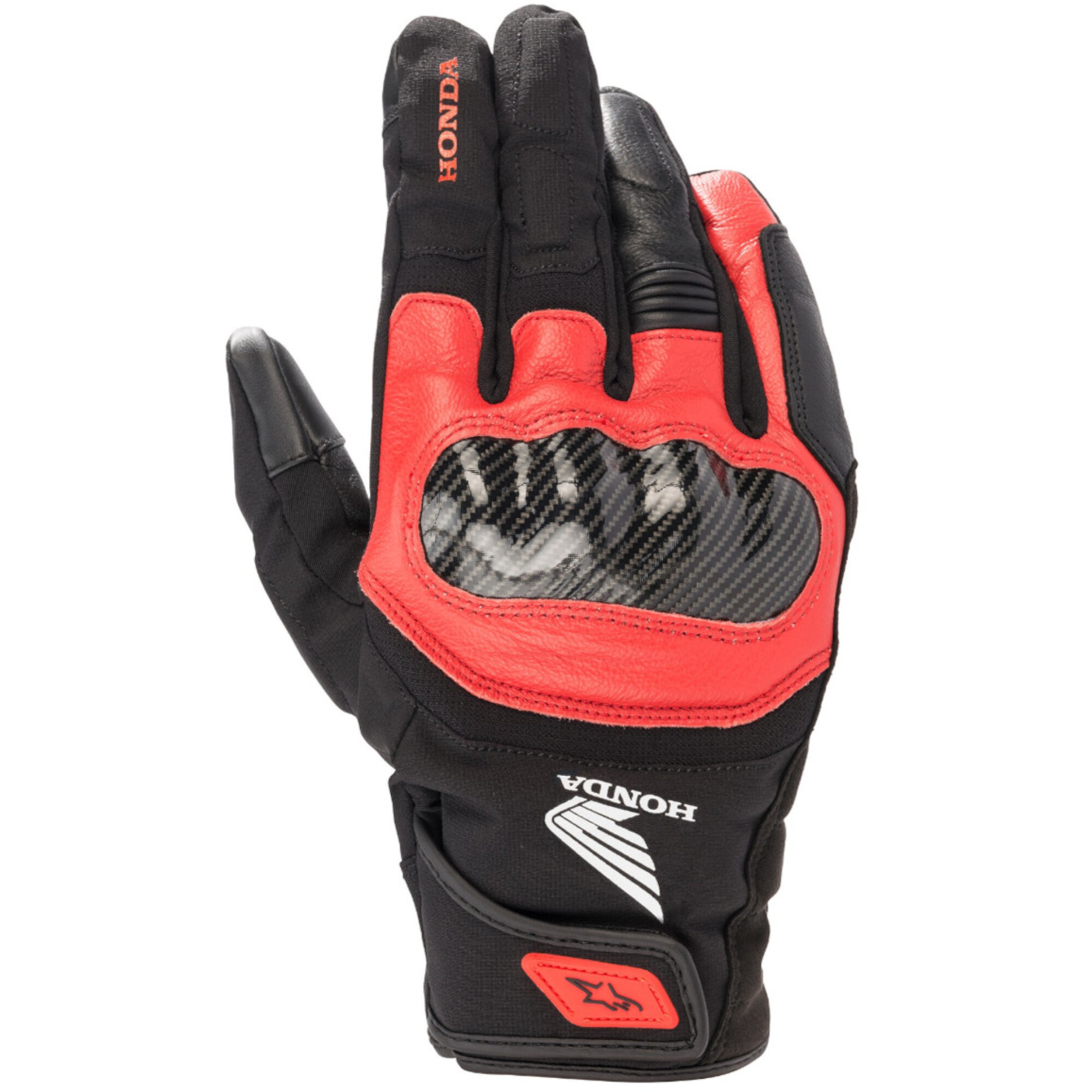 Gants Alpinestars Honda SMX Z Drystar Noir Rouge - 2XL