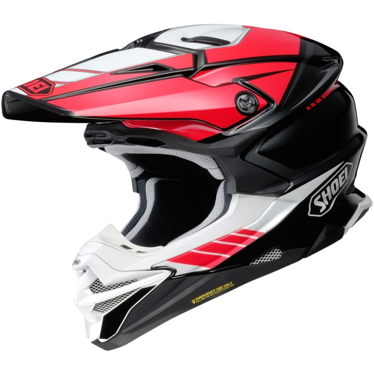 CASQUE CROSS SHOEI VFX-WR JAMMER TC-1 ROUGE NOIR / 2XL