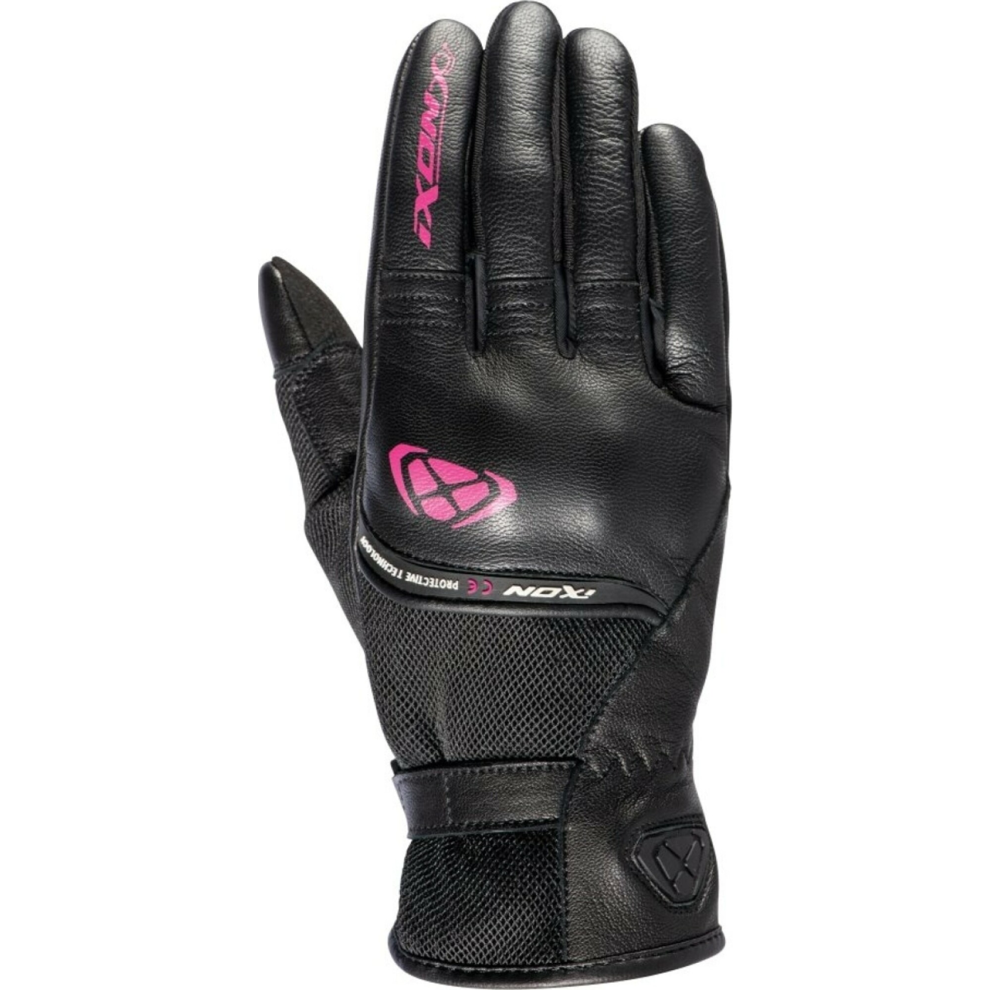 Gants Femme Ixon Lady RS Shine 2 Noir Fuchsia - 2XL