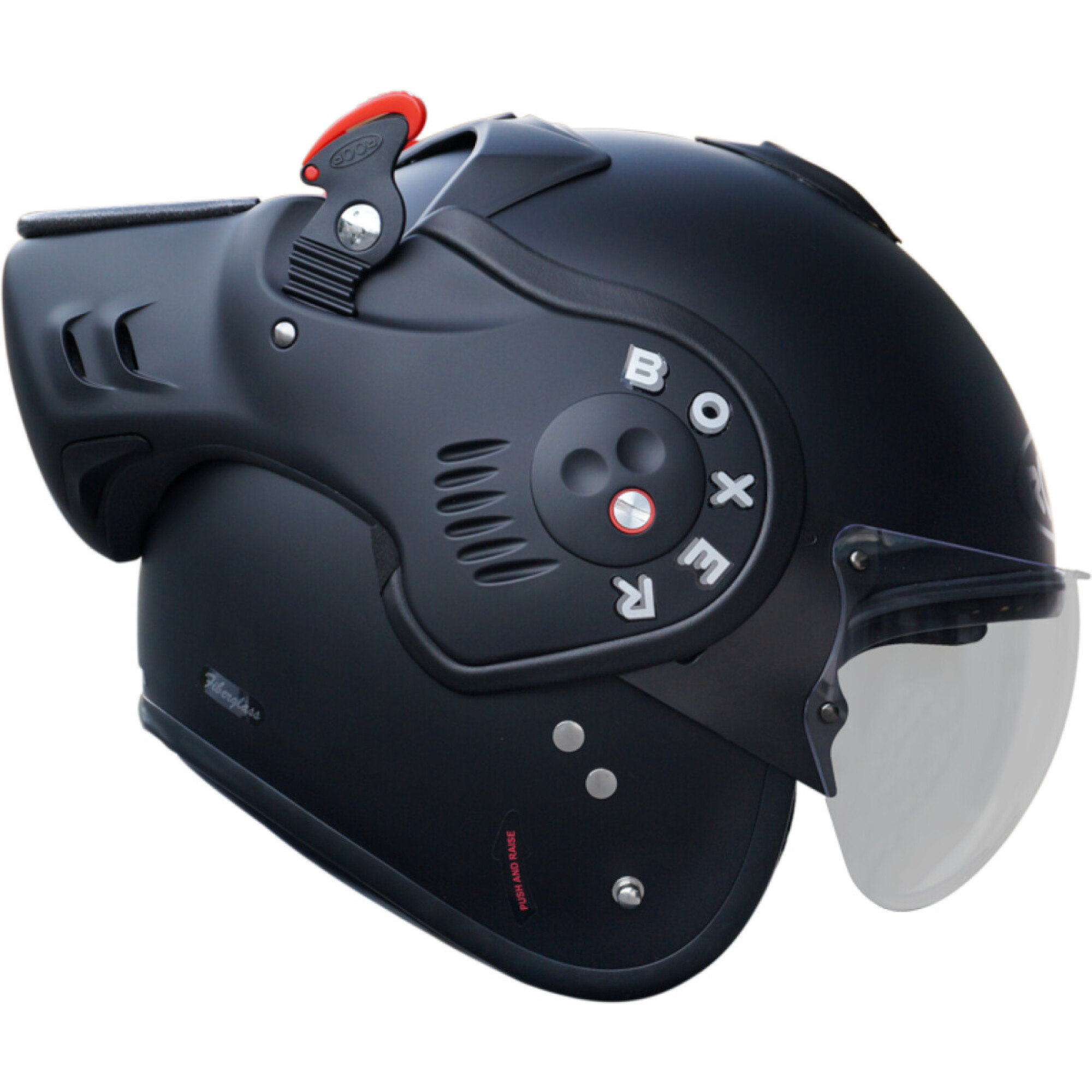 Casque Roof Ro5 Boxer V8 S Noir Mat - L