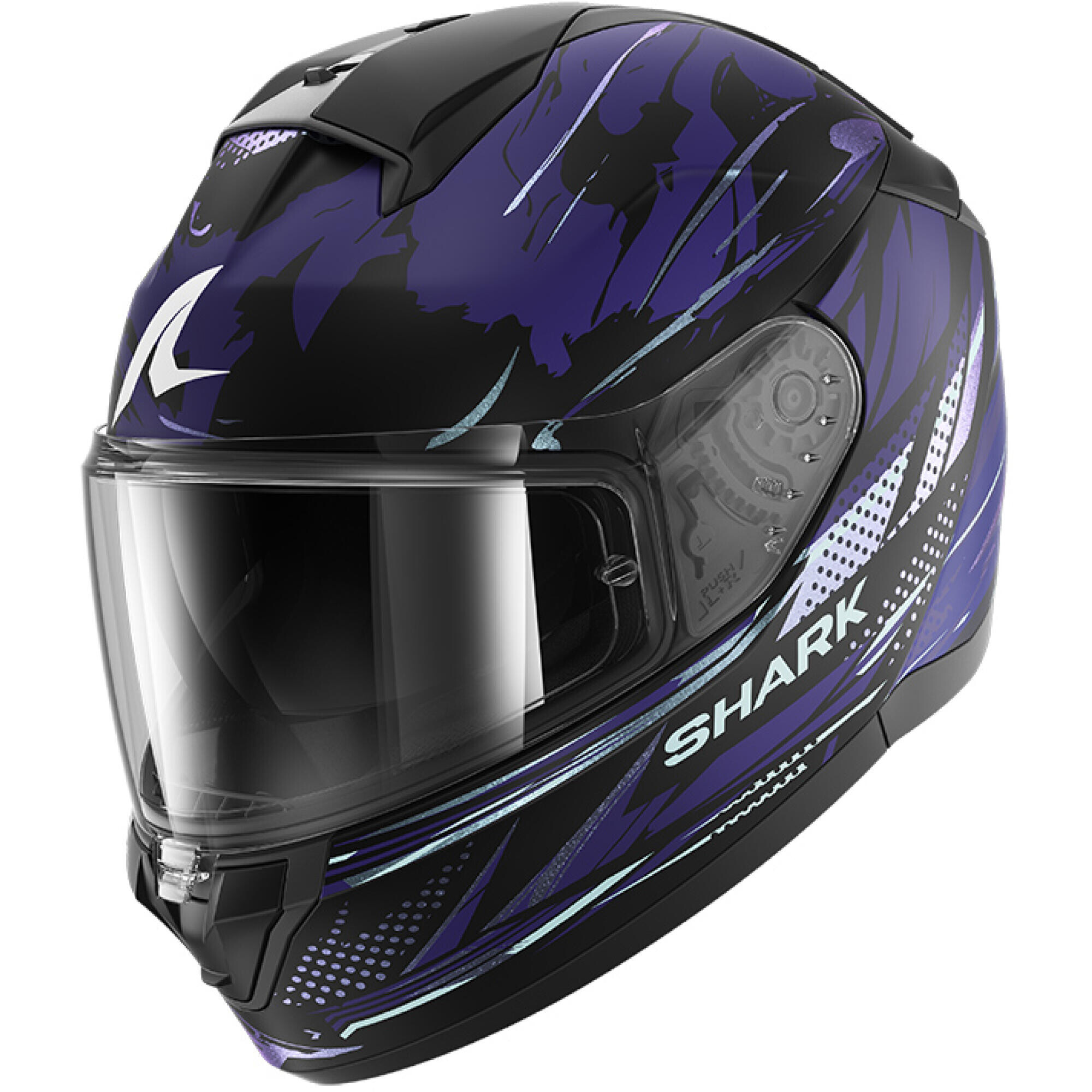 Casque Shark Ridill 2 Whizz Noir Bleu Violet - XL
