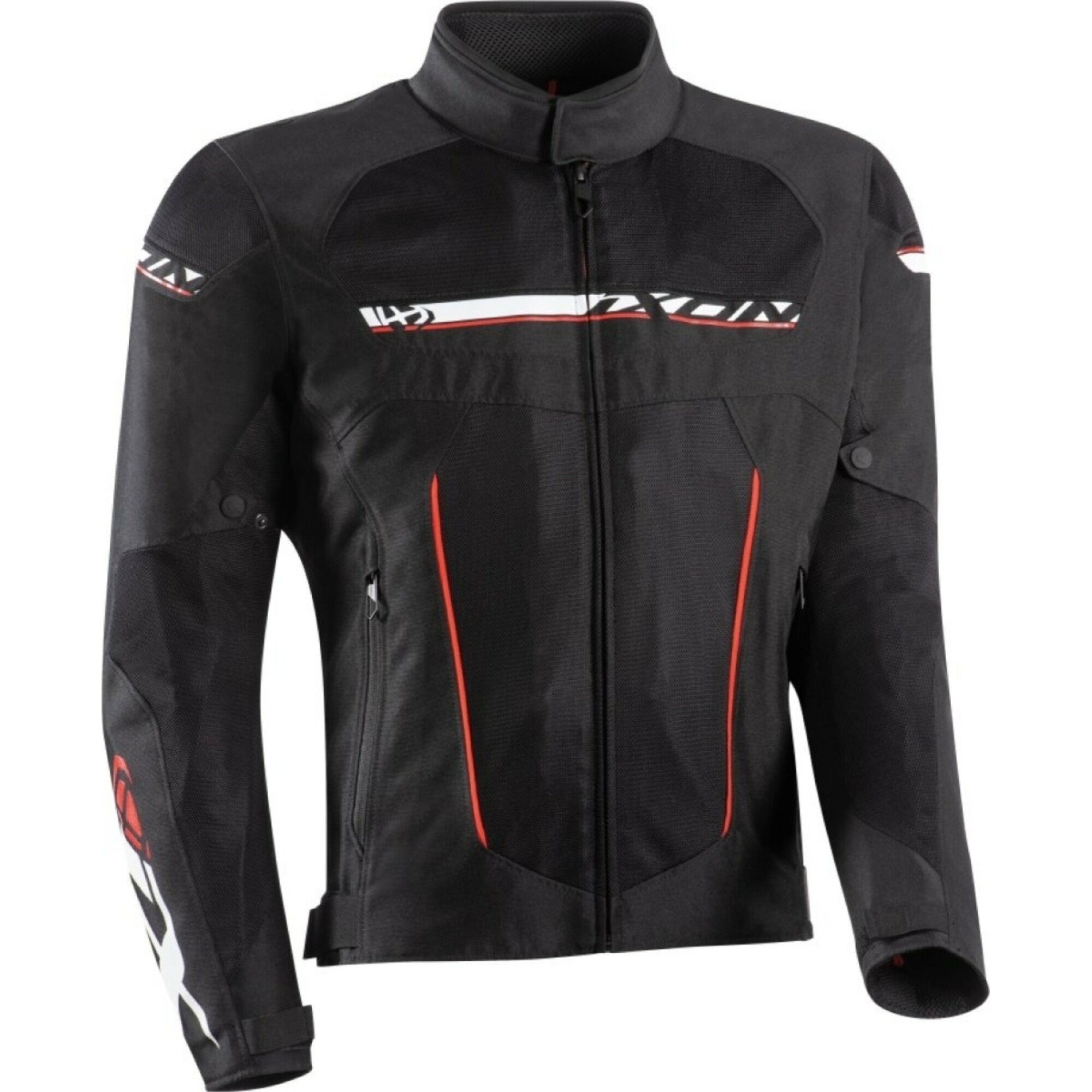 Blouson Ixon T-Rex Noir Blanc Rouge - 2XL