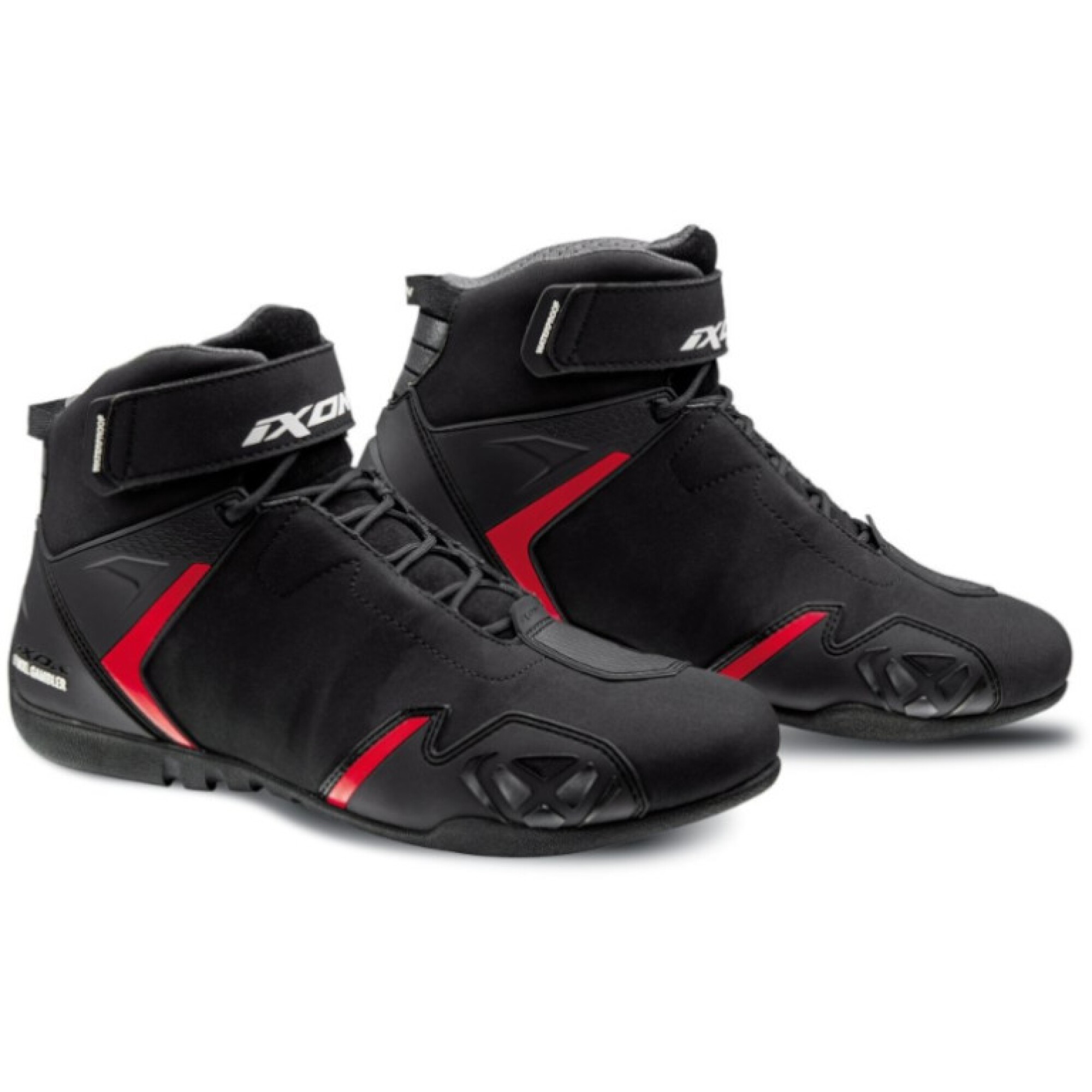 Baskets Ixon Gambler Waterproof Noir Rouge - 39