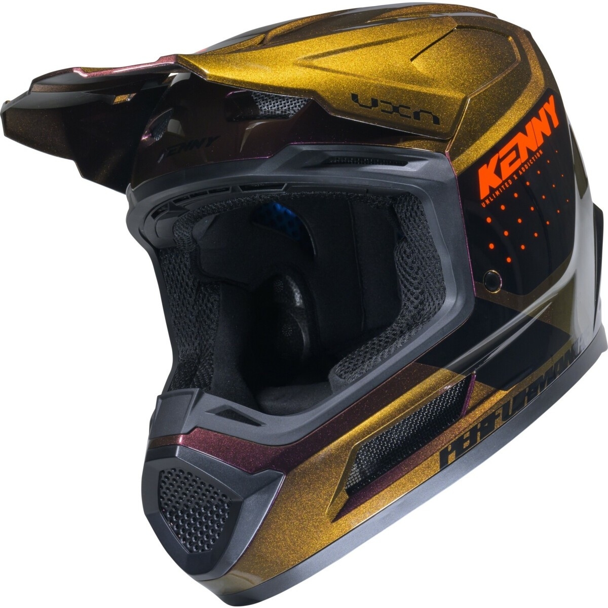 CASQUE CROSS KENNY PERFORMANCE GRAPHIC CAMÉLÉON MULTICOLORE BRILLANT / L
