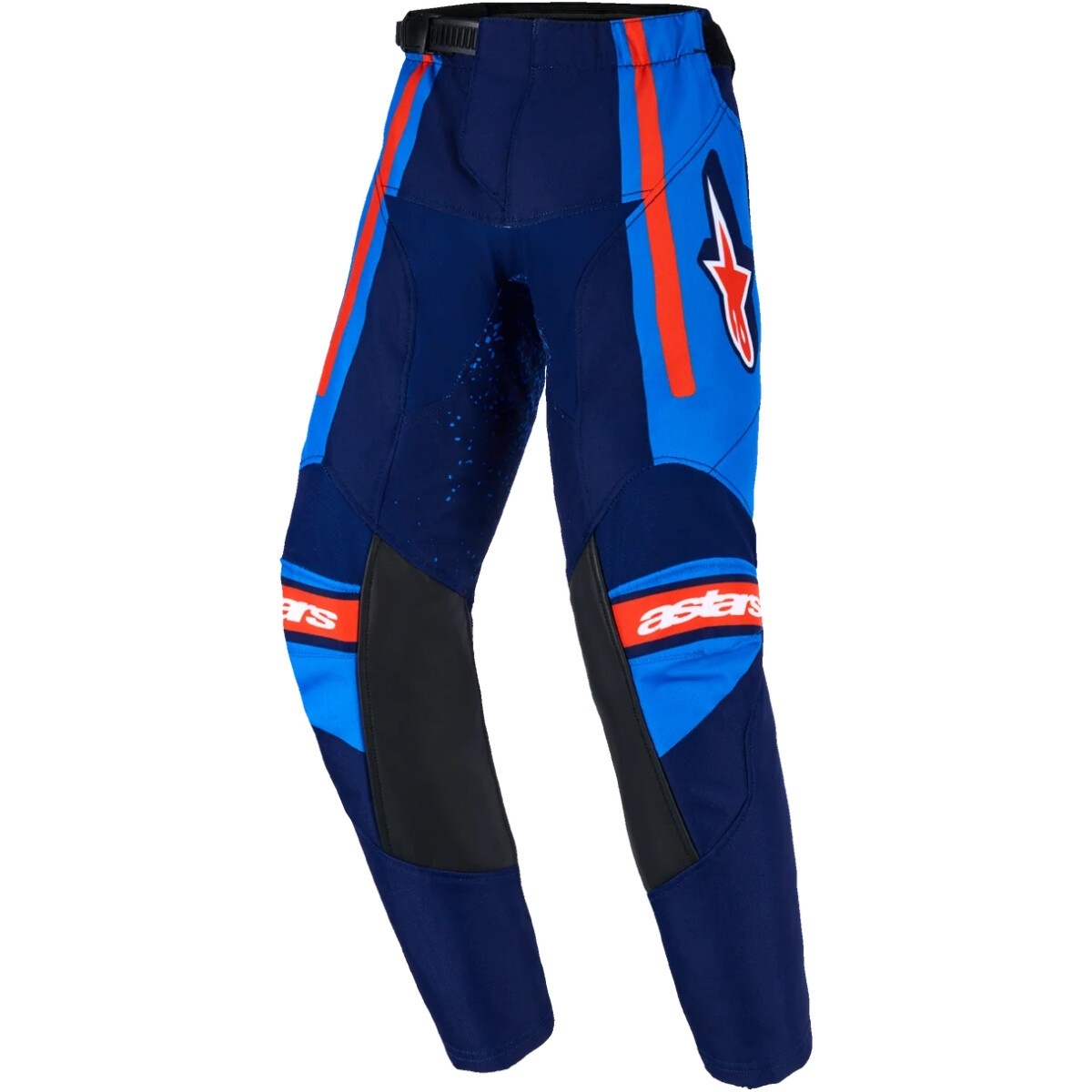 PANTALON CROSS ENFANT ALPINESTARS RACER NOMUR BLEU FONCÉ ORANGE / 18 (US)