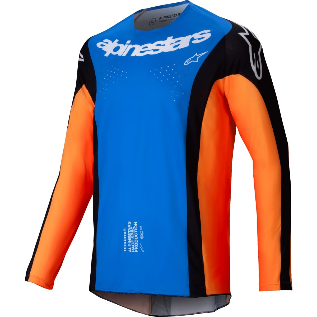 MAILLOT ALPINESTARS TECHSTAR MELT MX25 L/ORANGE BLEU 469