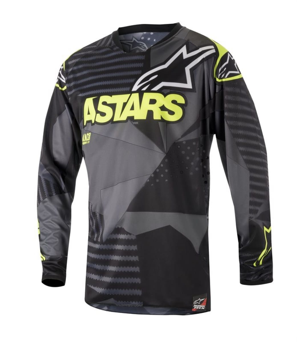 Maillot Alpinestars Racer Tactical 155 Noir Jaune