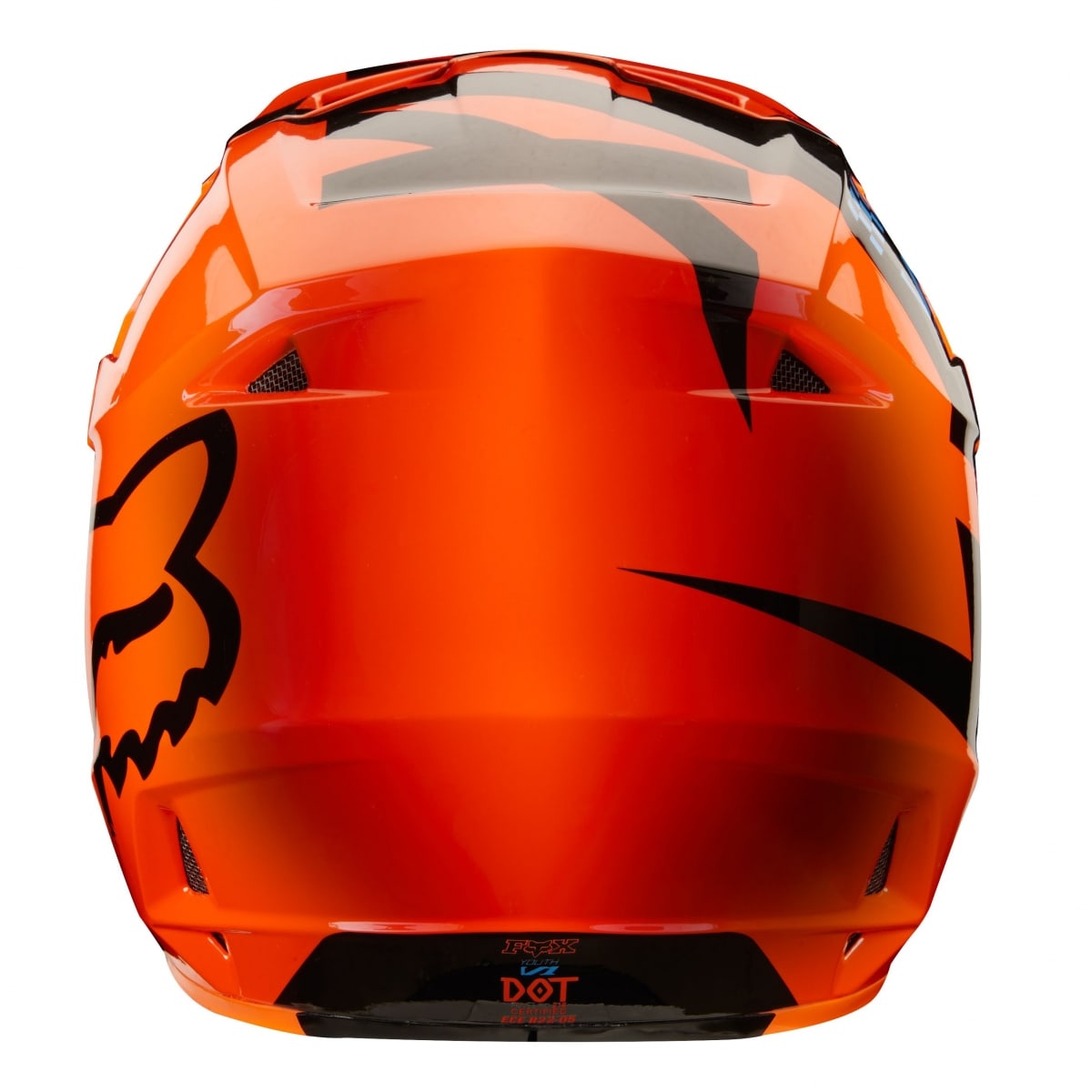 Casque Fox V1 Kid Mastar Orange